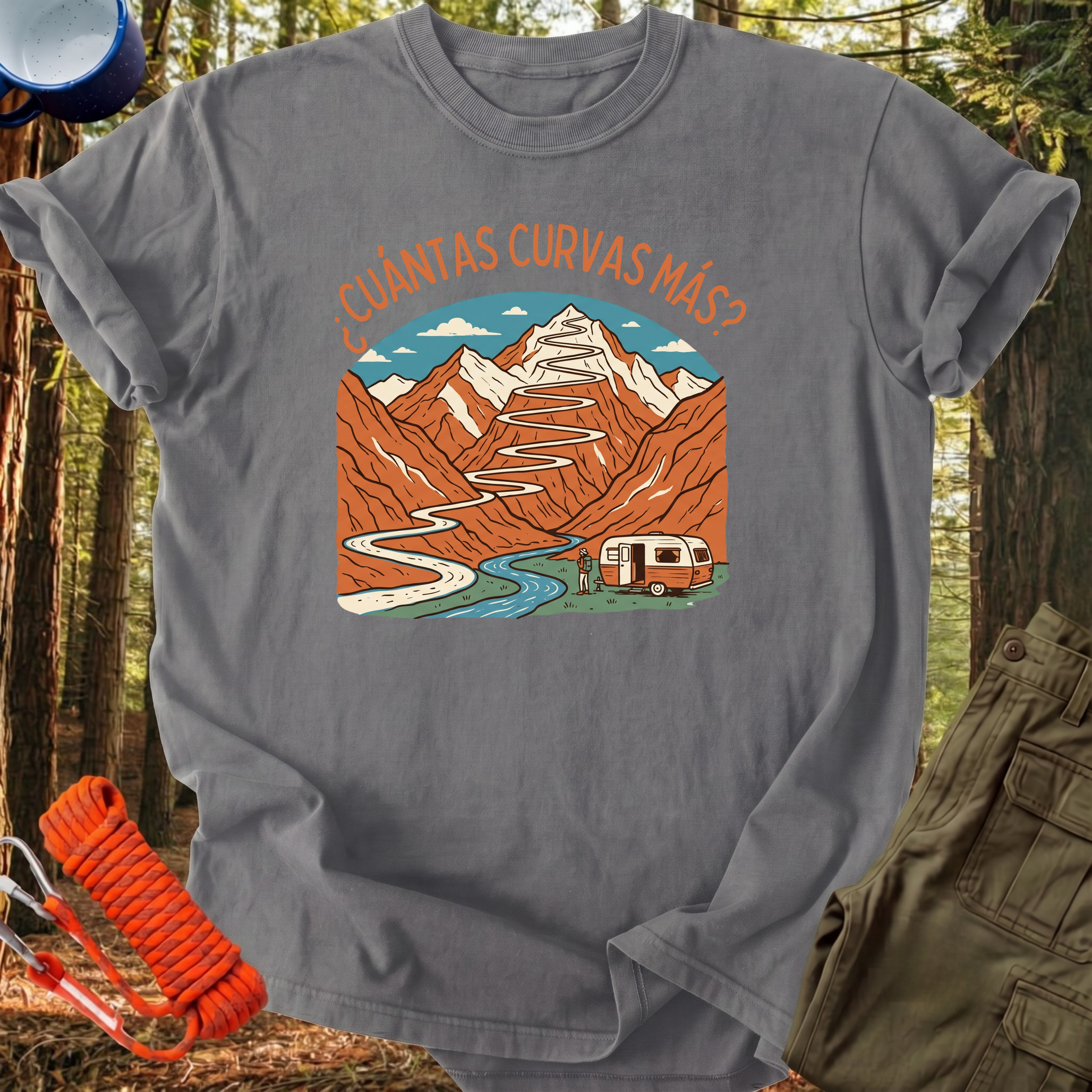 Camiseta ¿Cuántas Curvas Más?