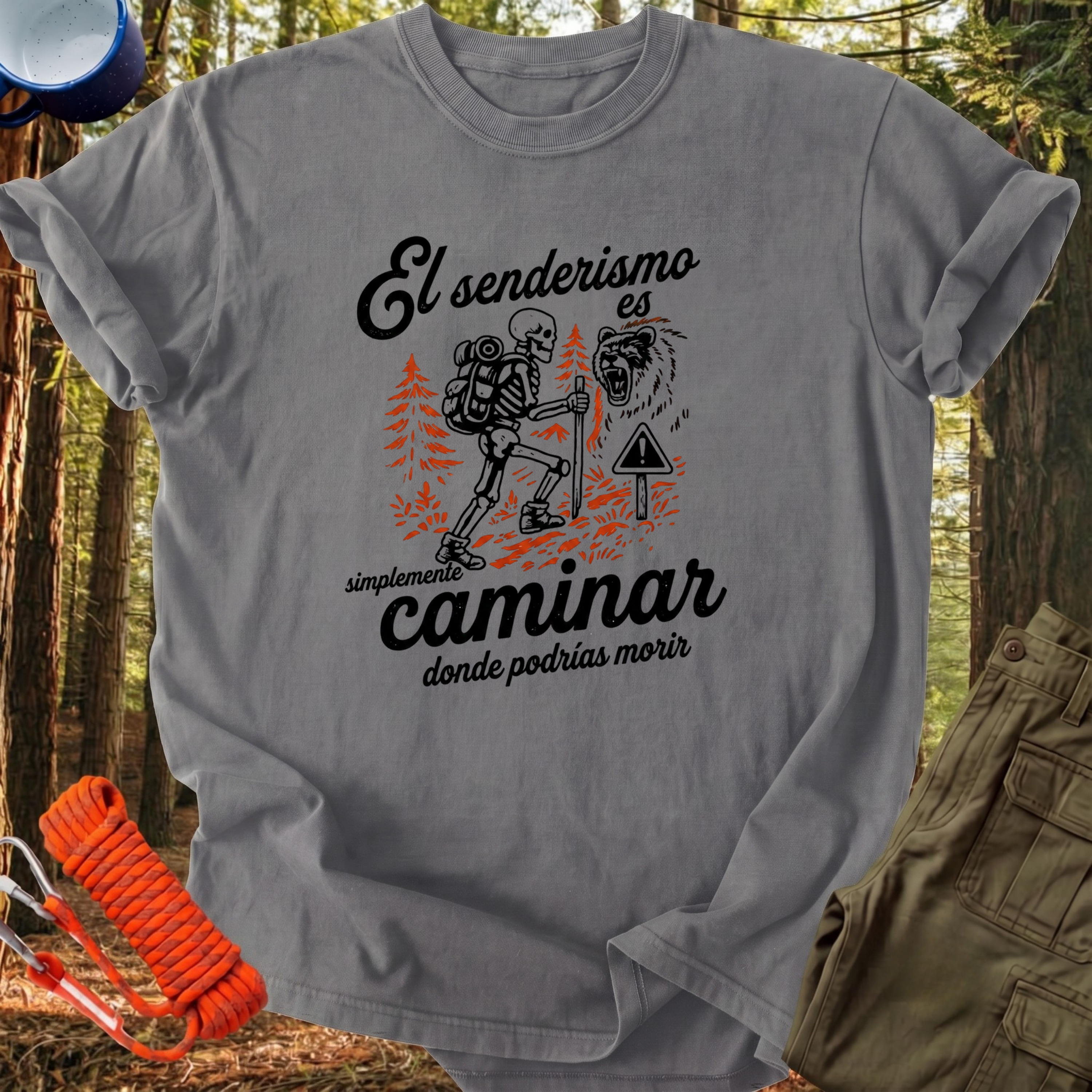 Camiseta El Senderismo Es