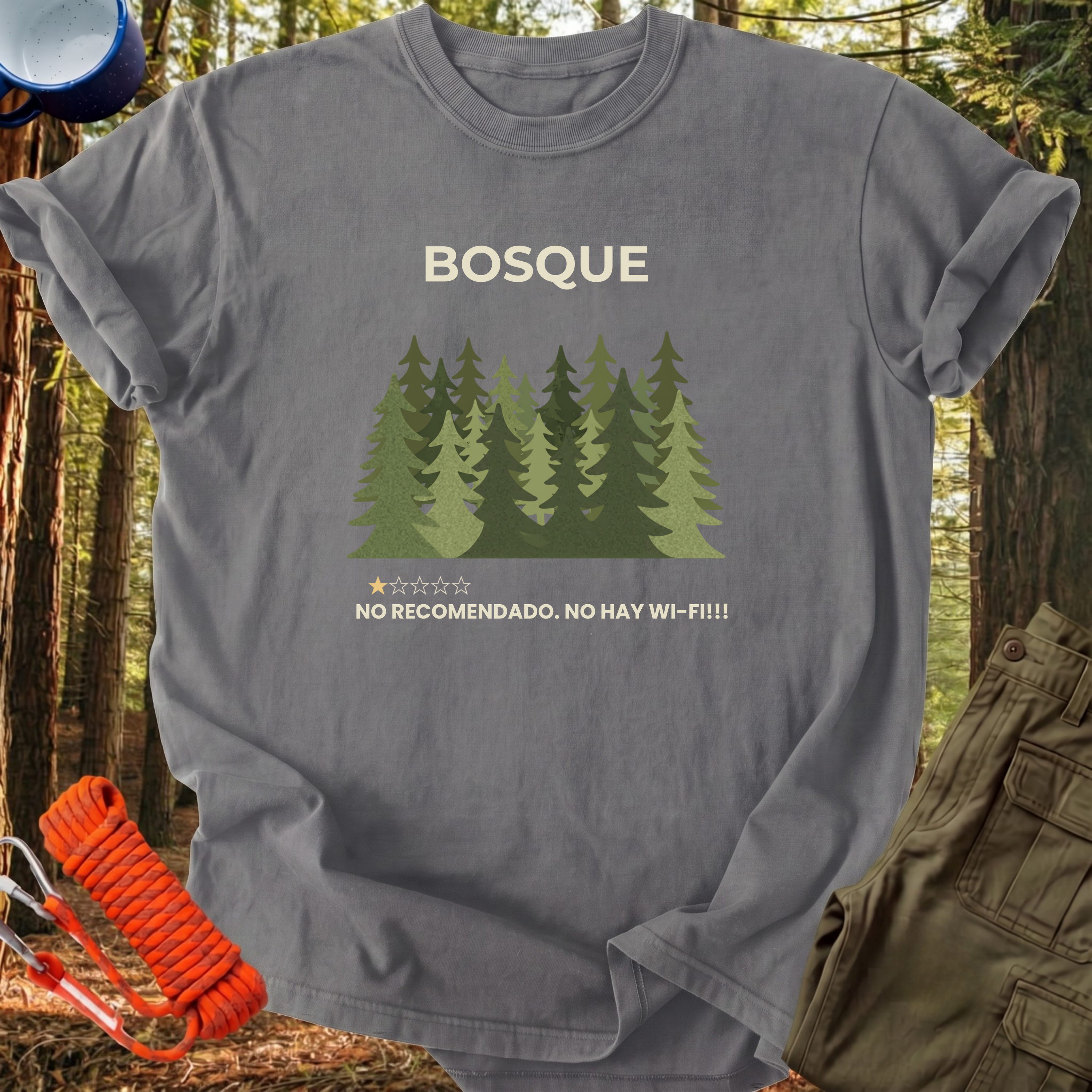 Camiseta Bosque No Recomendado