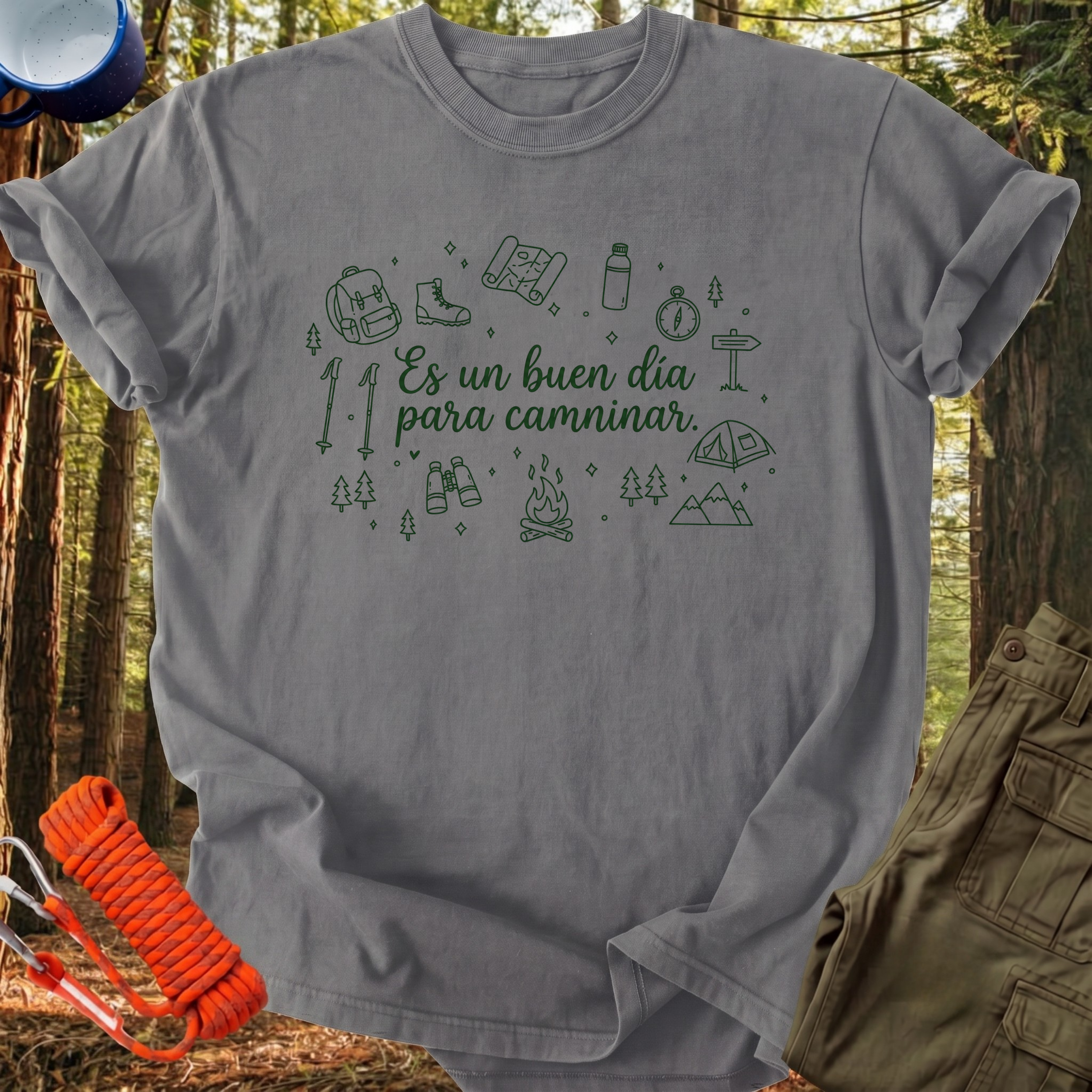 Camiseta Es un Buen dia Para Caminar