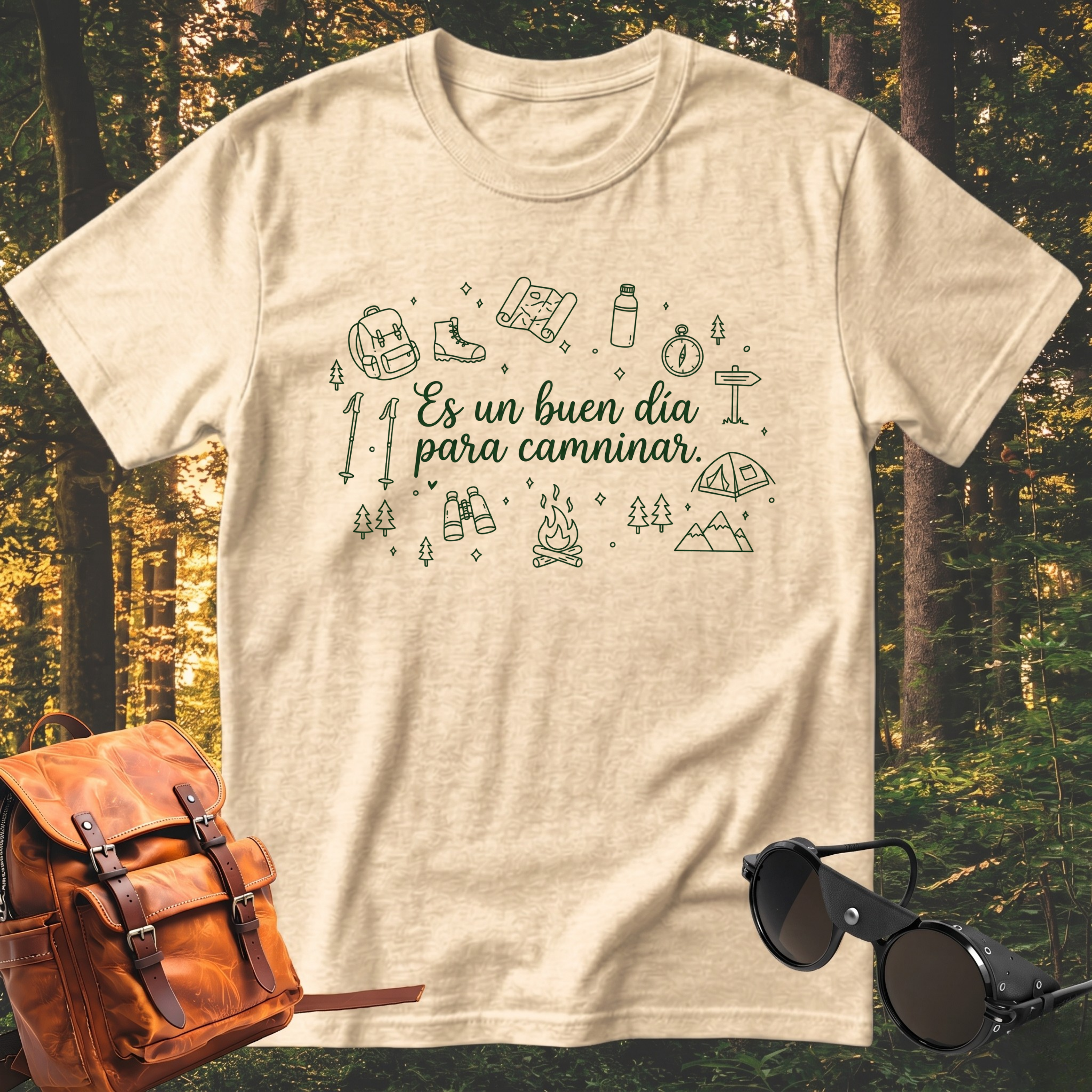 Camiseta Es un Buen dia Para Caminar