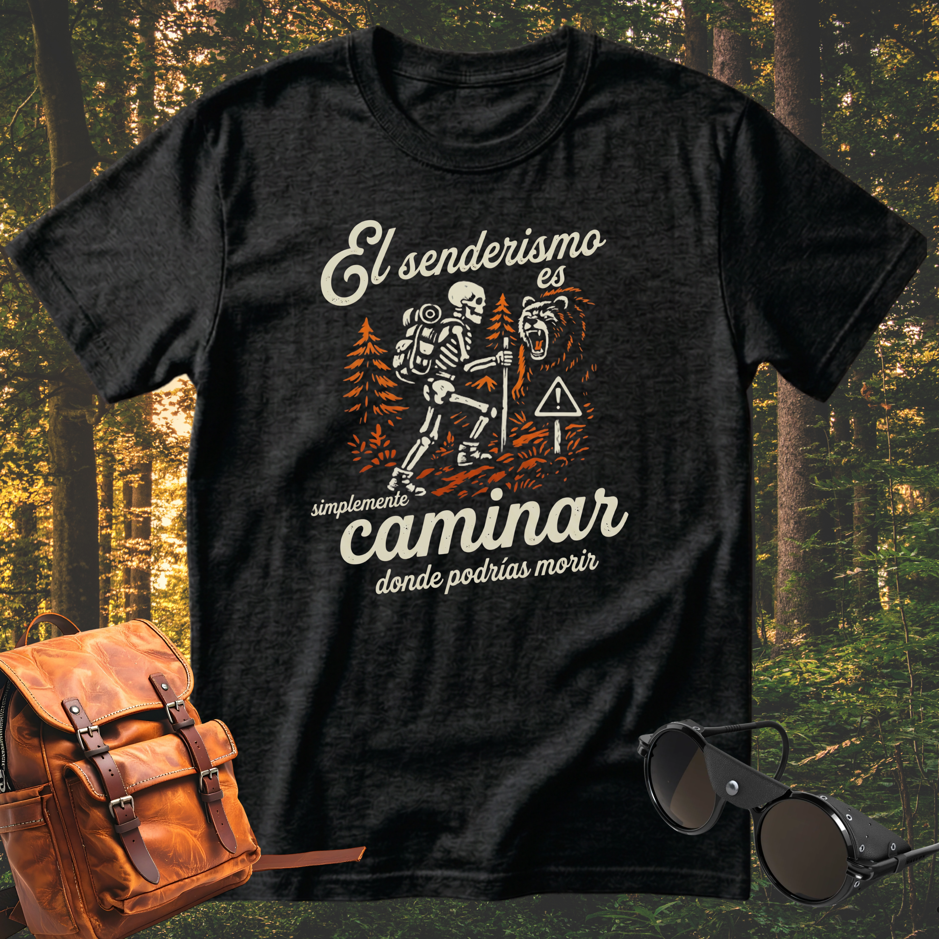 Camiseta El Senderismo Es