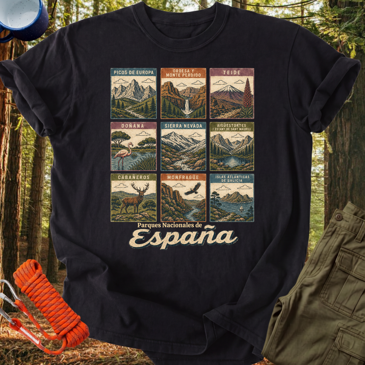 Camiseta Parques de España