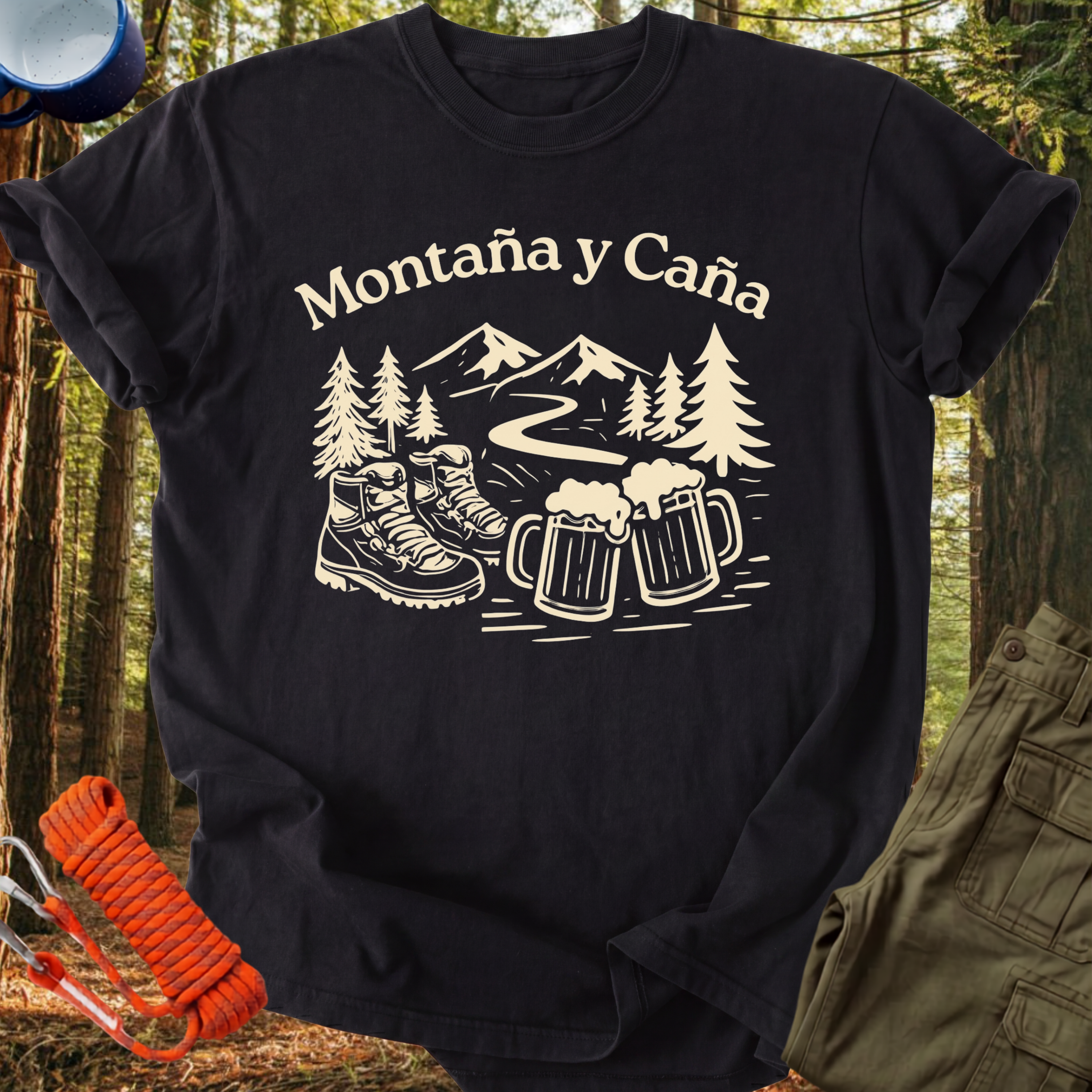 Camiseta Montaña y Caña