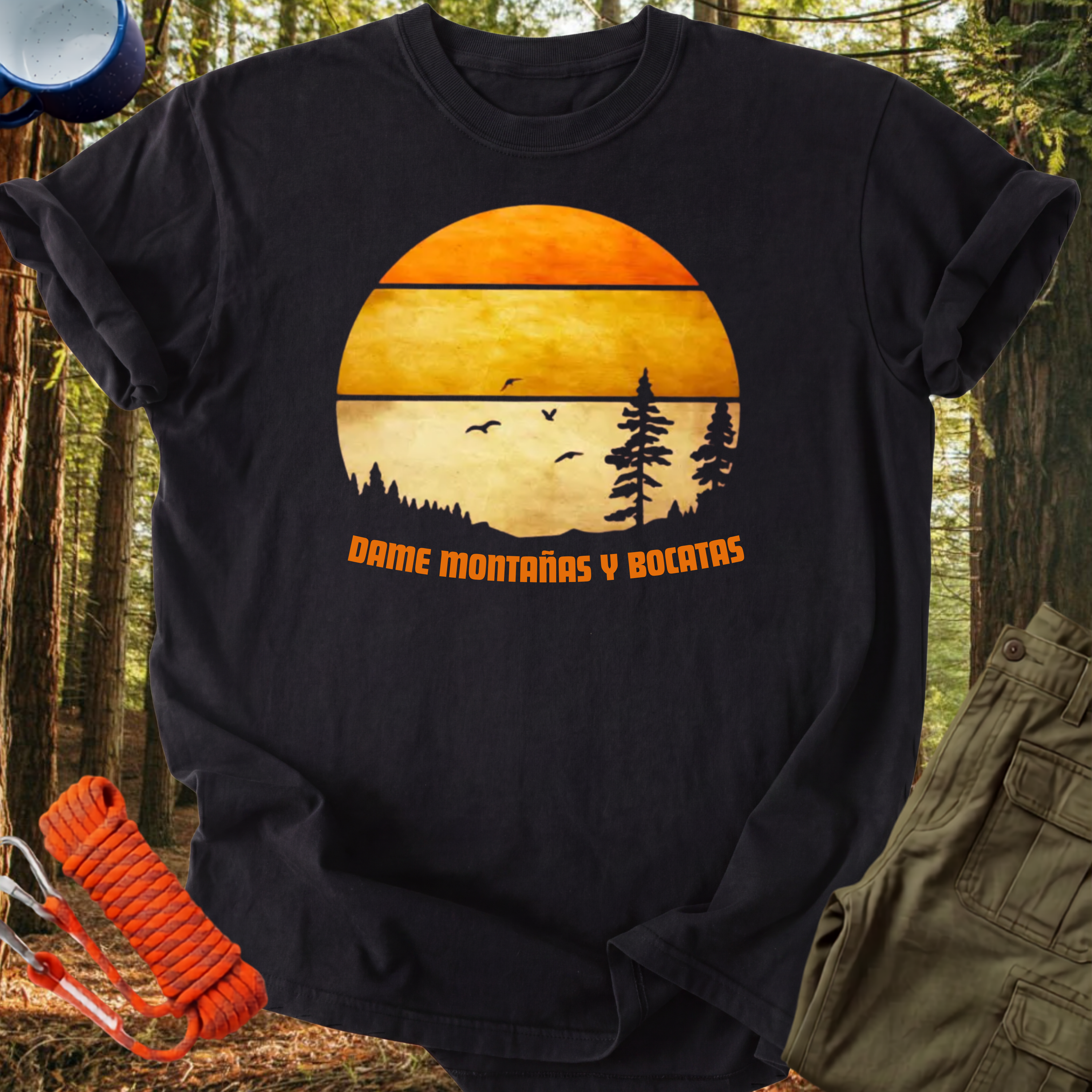 Camiseta Dame Montaña y Bocatas