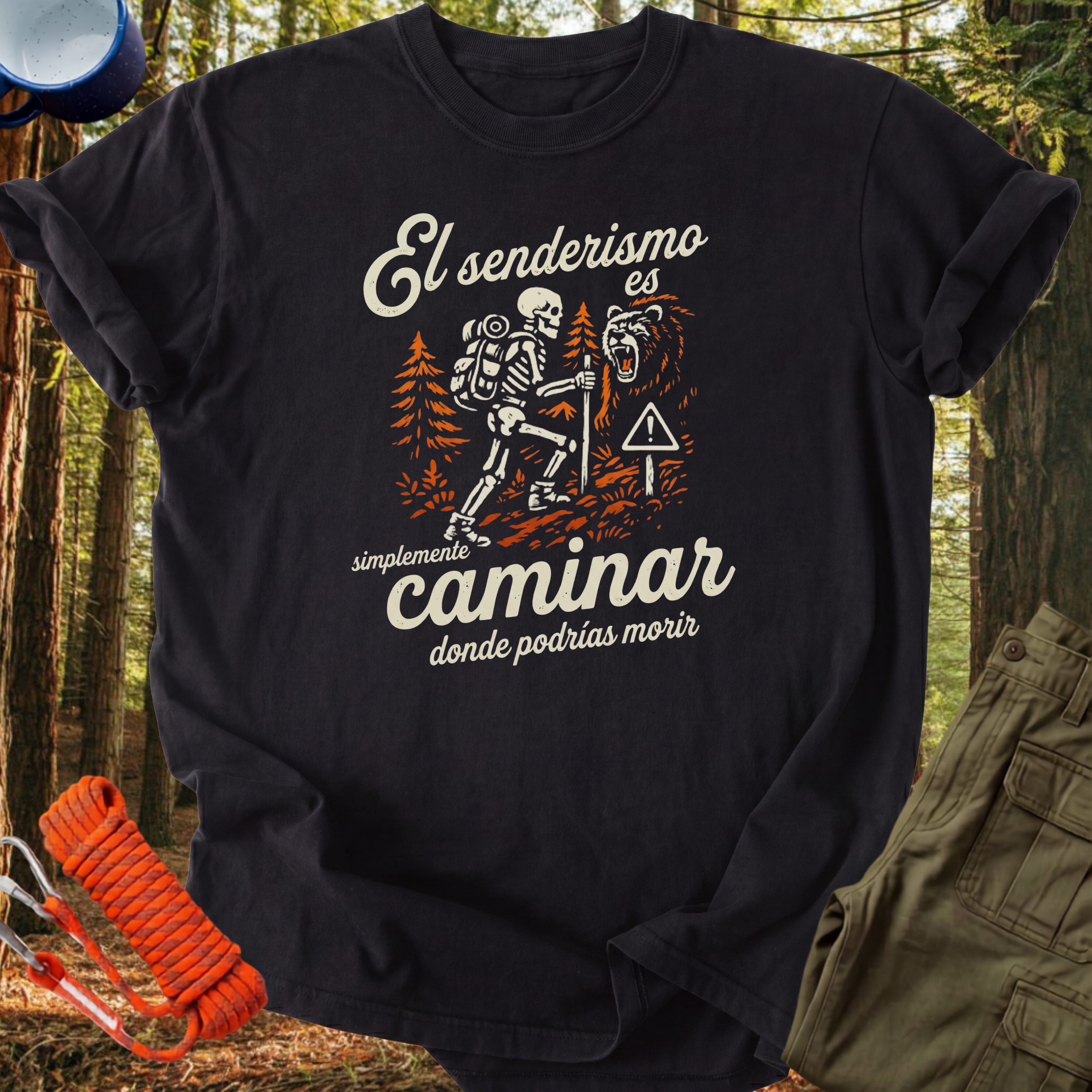 Camiseta El Senderismo Es