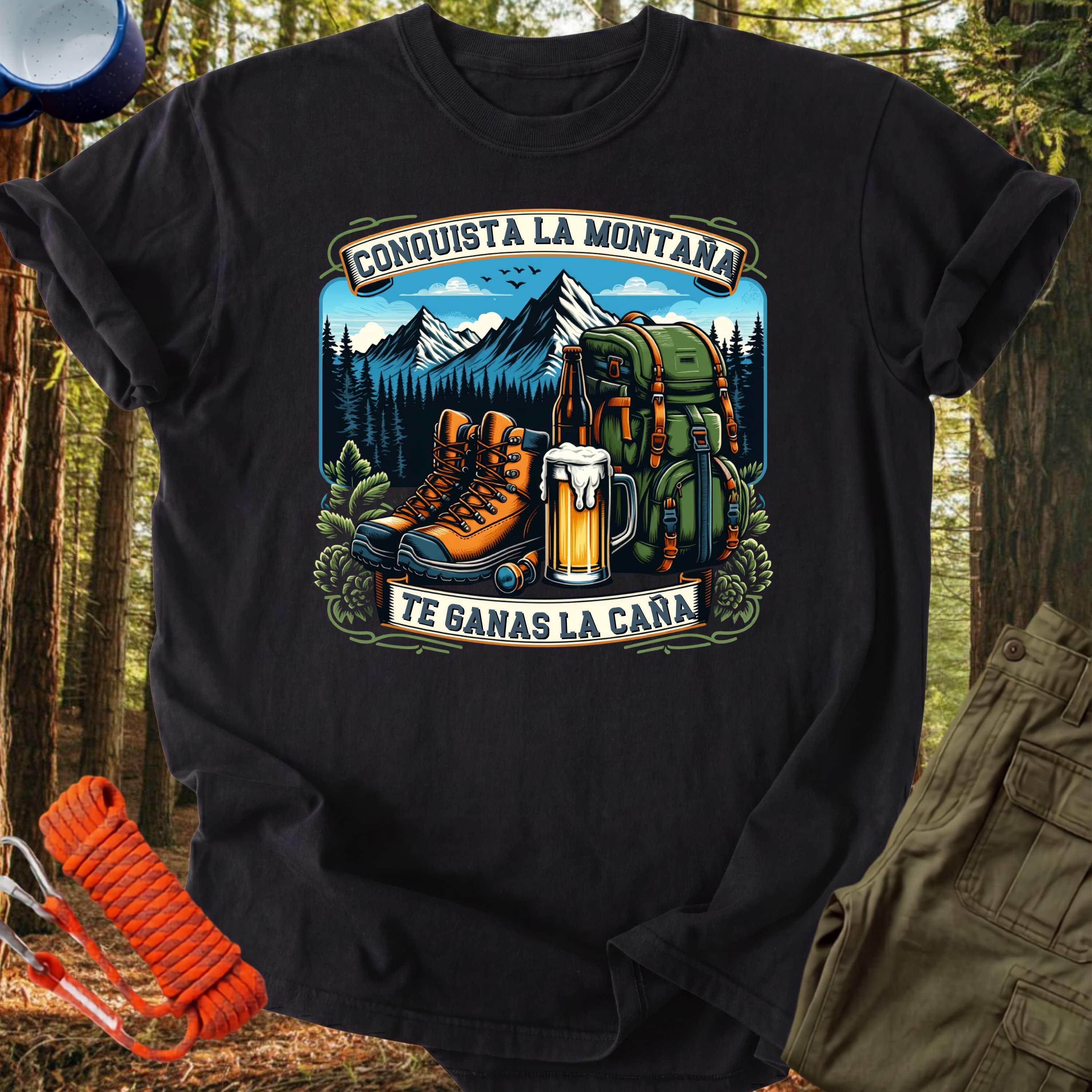 Camiseta Conquista la Montaña