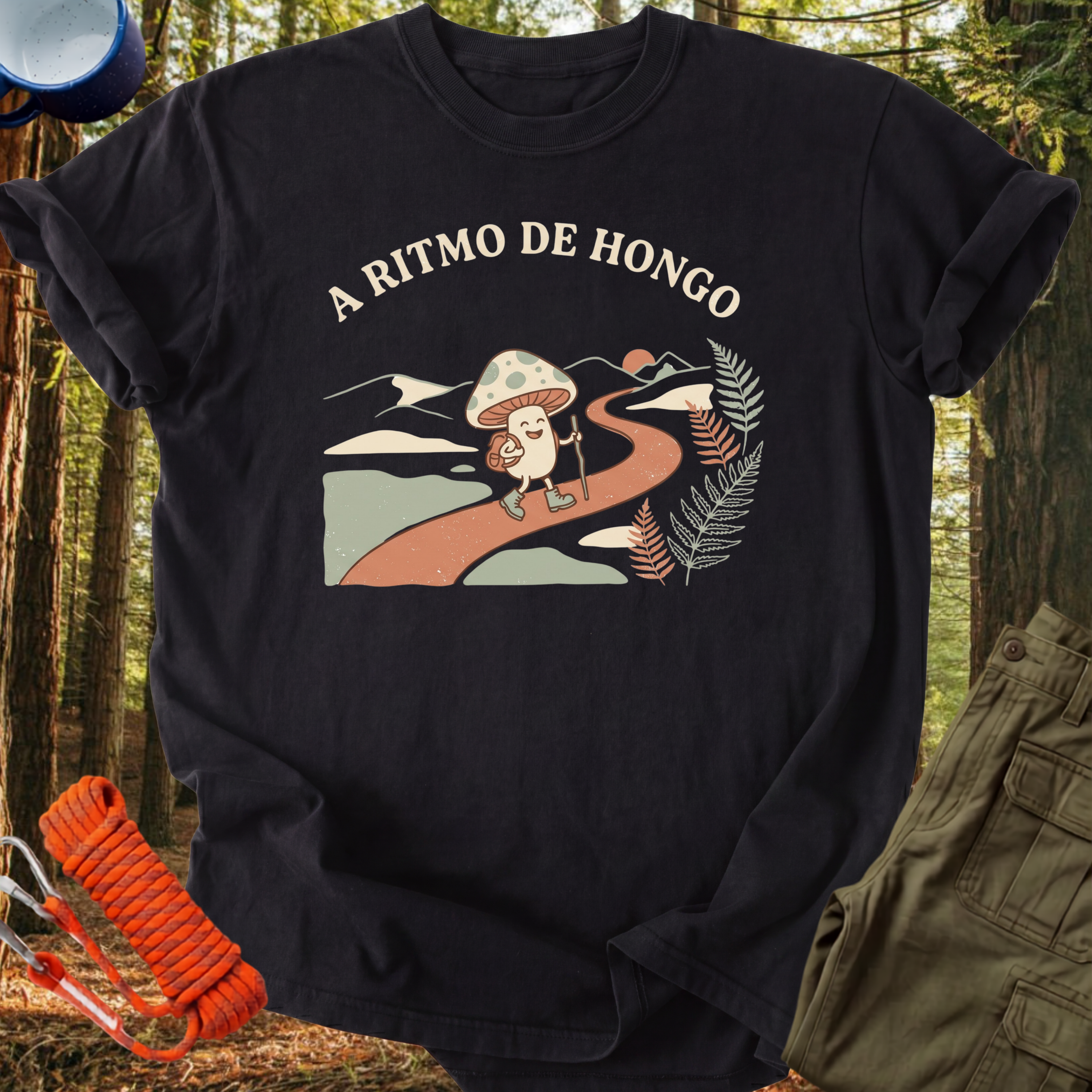 Camiseta Ritmo de Hongo