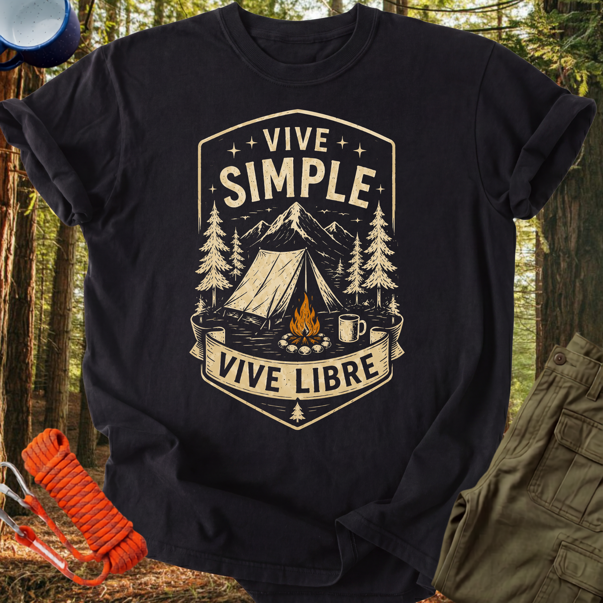 Camiseta Vive Simple