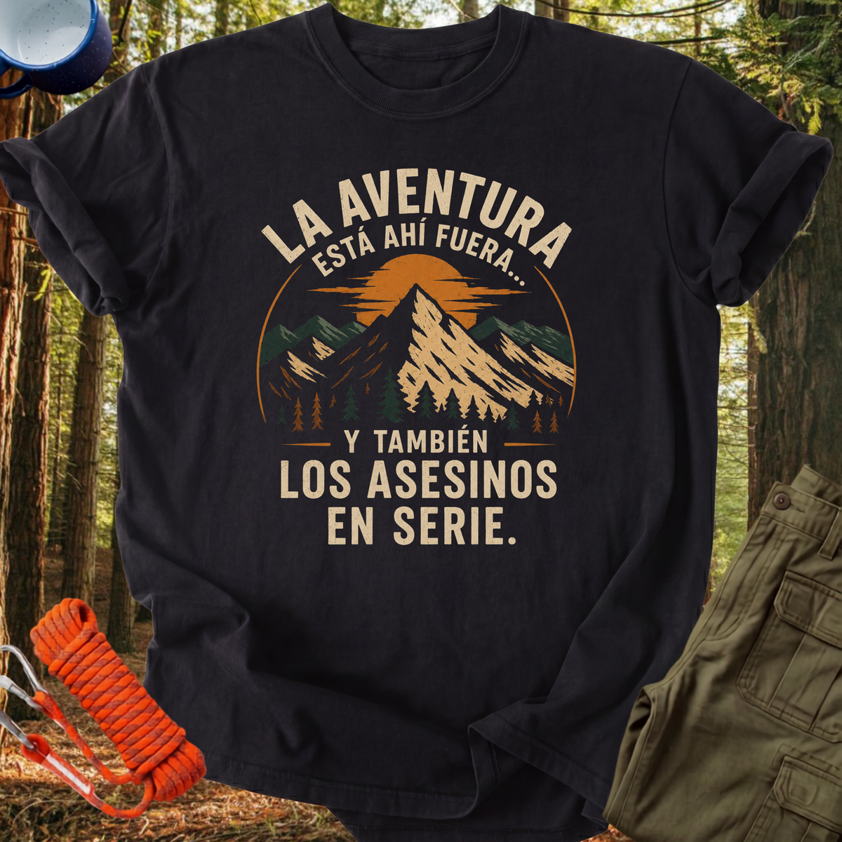 Camiseta La Aventura está Ahí Fuera