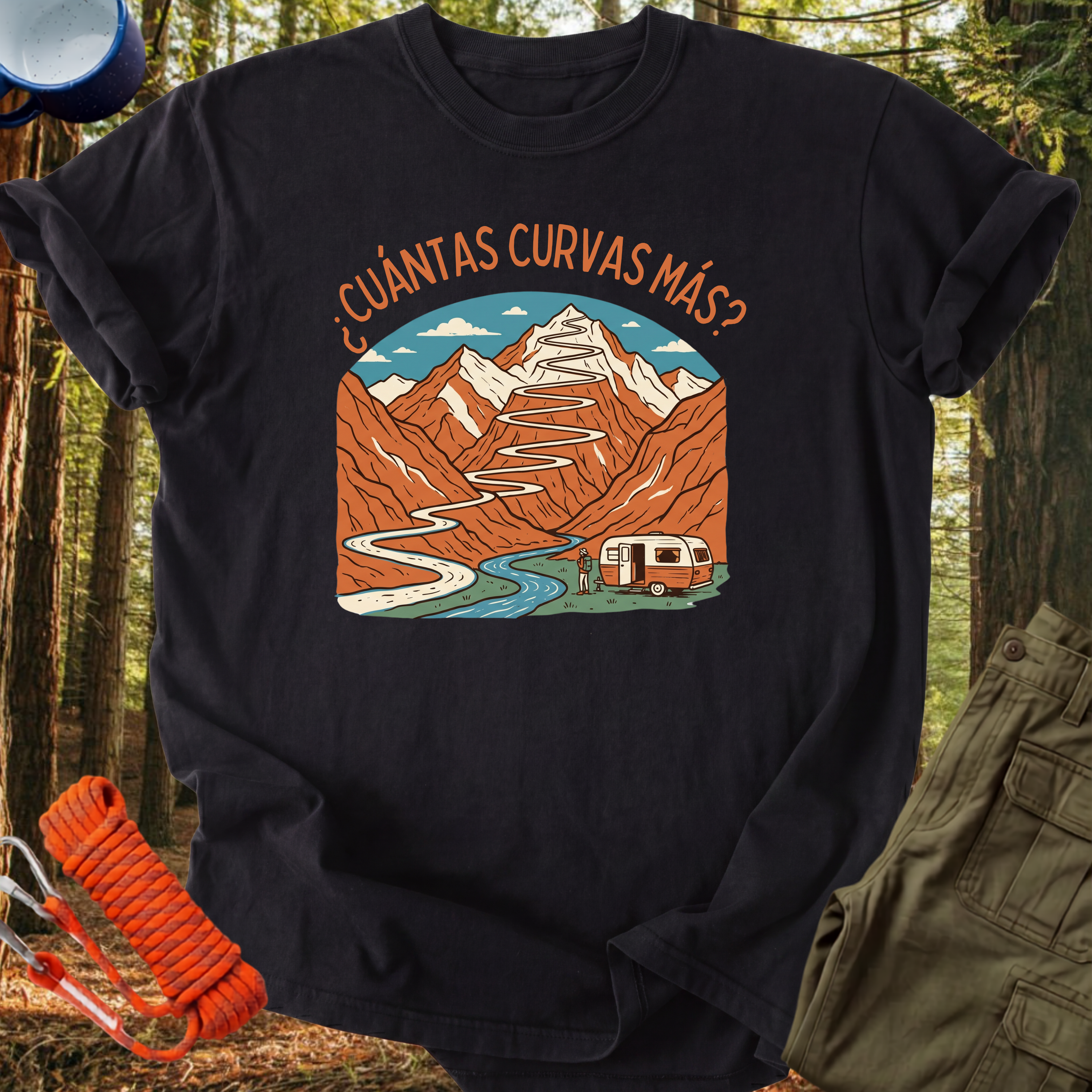 Camiseta ¿Cuántas Curvas Más?