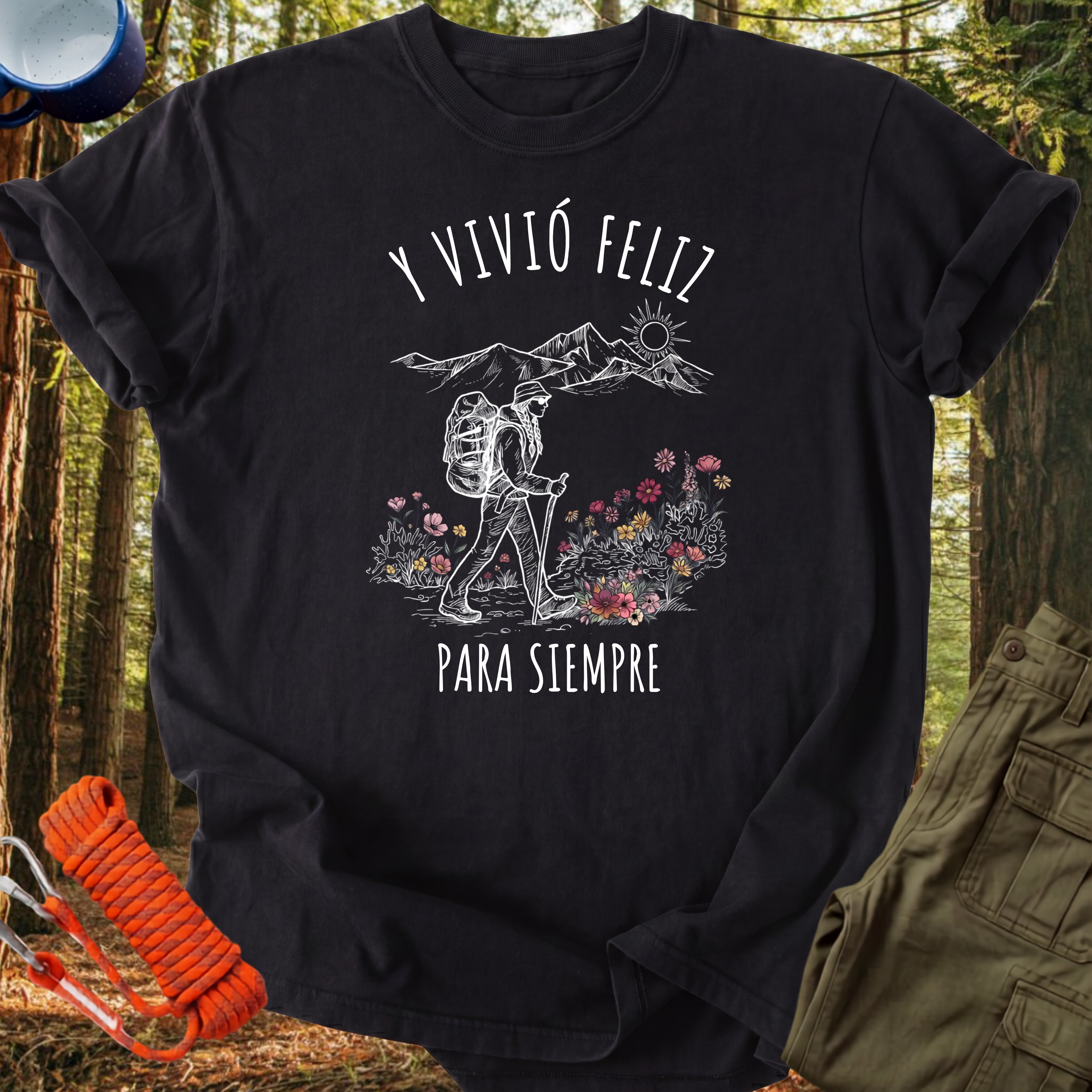 Camiseta Y Vivió Feliz