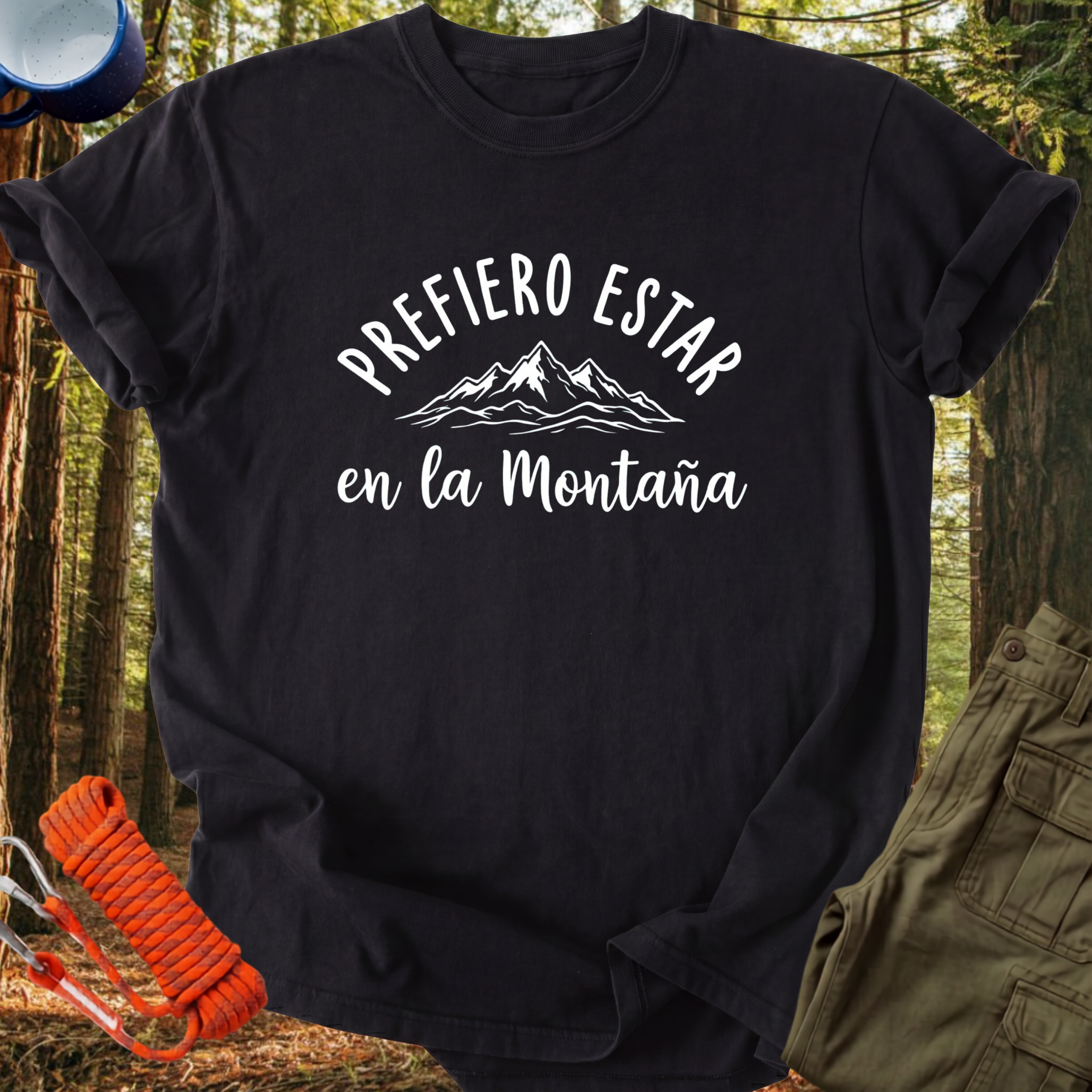Camiseta Prefiero Estar en la Montaña