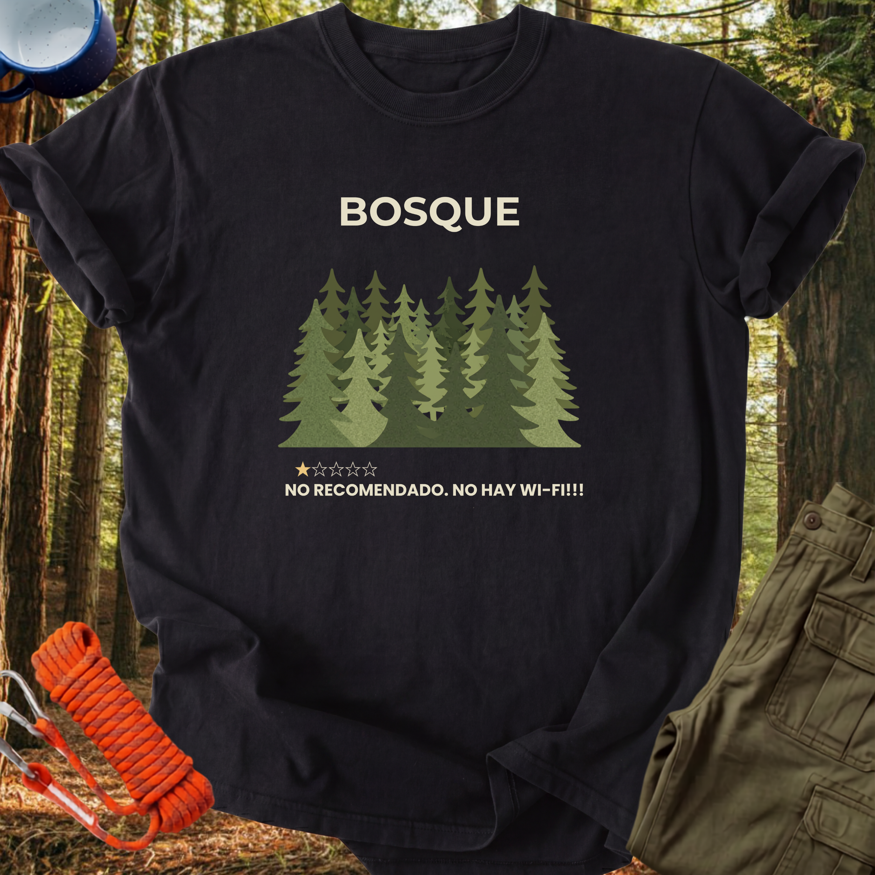 Camiseta Bosque No Recomendado