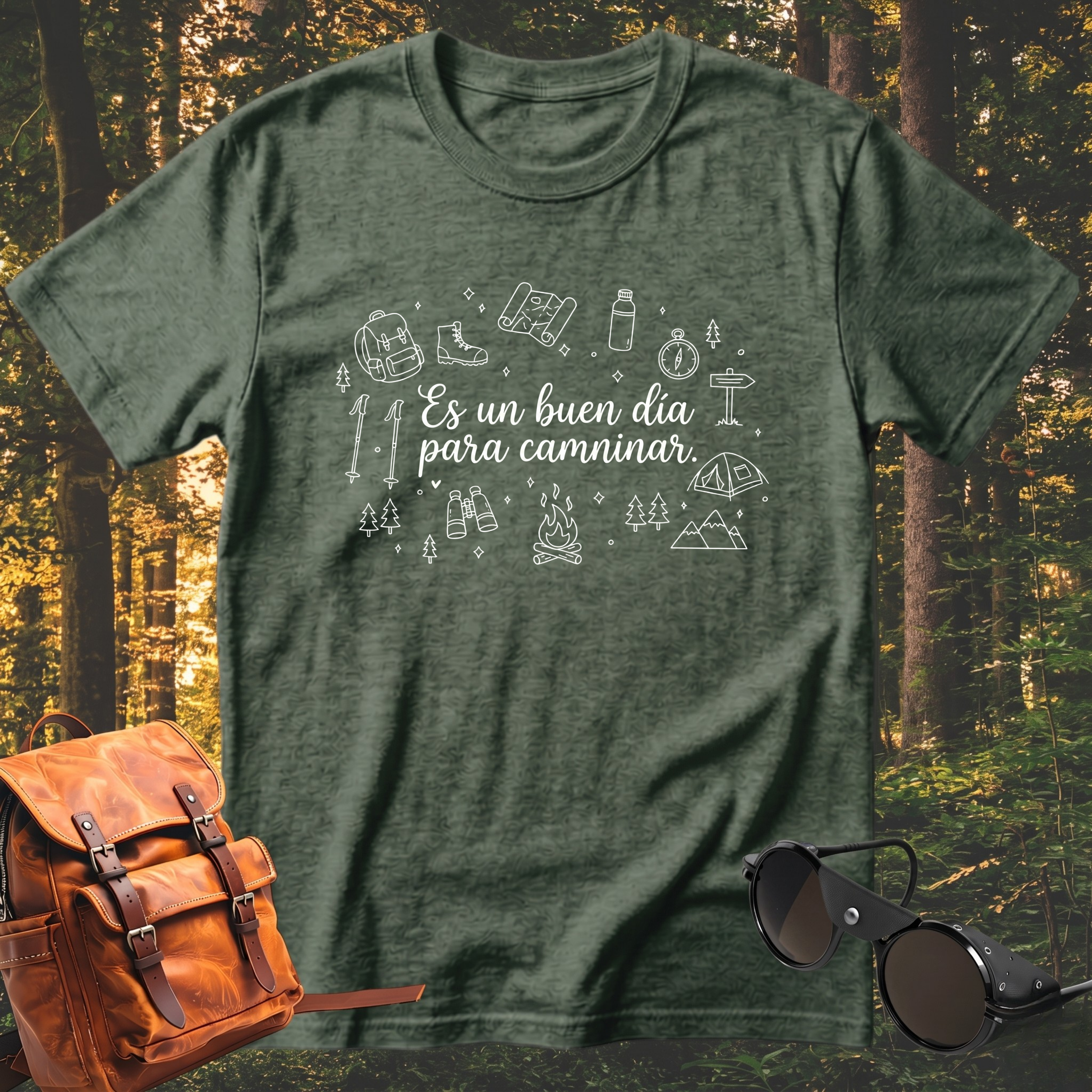 Camiseta Es un Buen dia Para Caminar