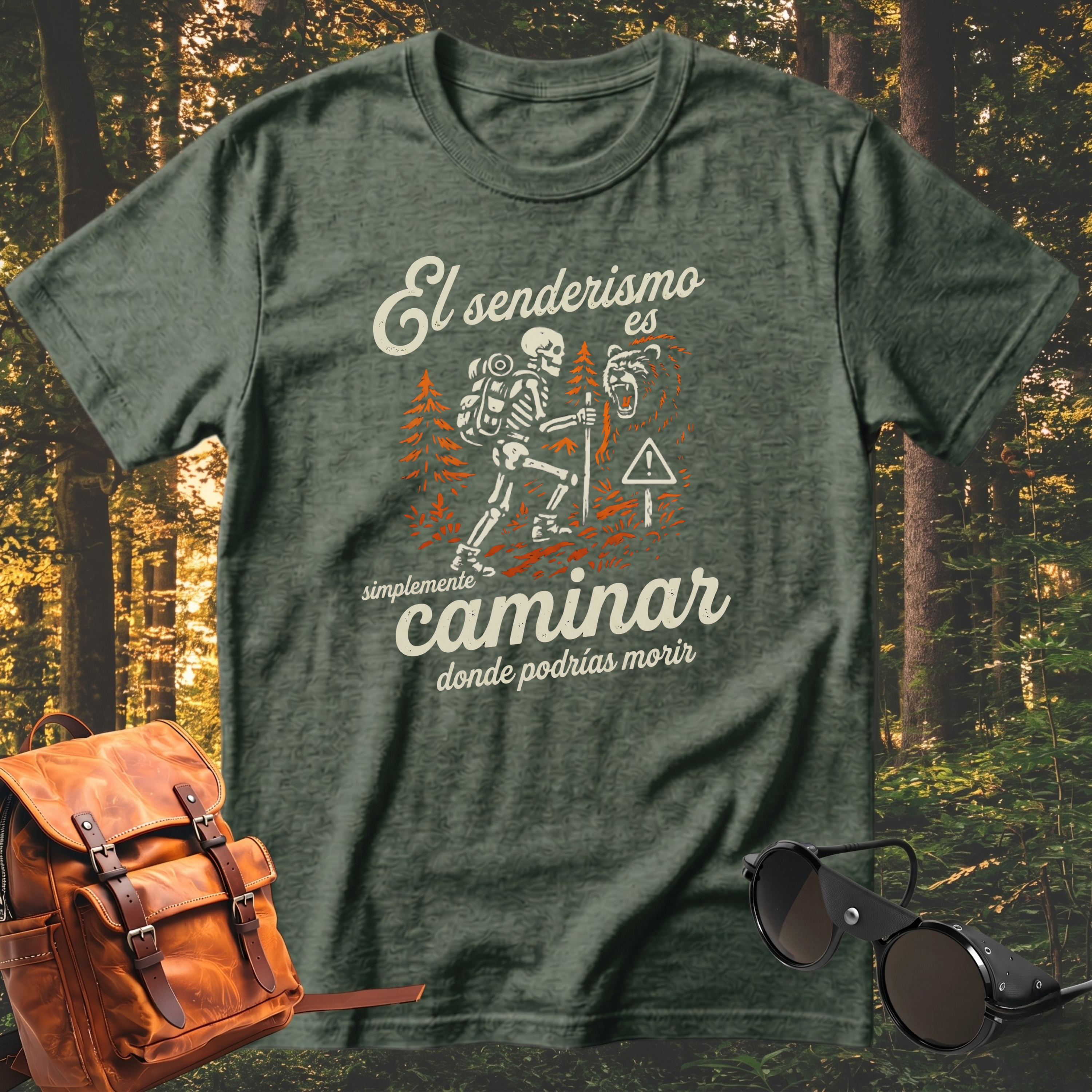 Camiseta El Senderismo Es