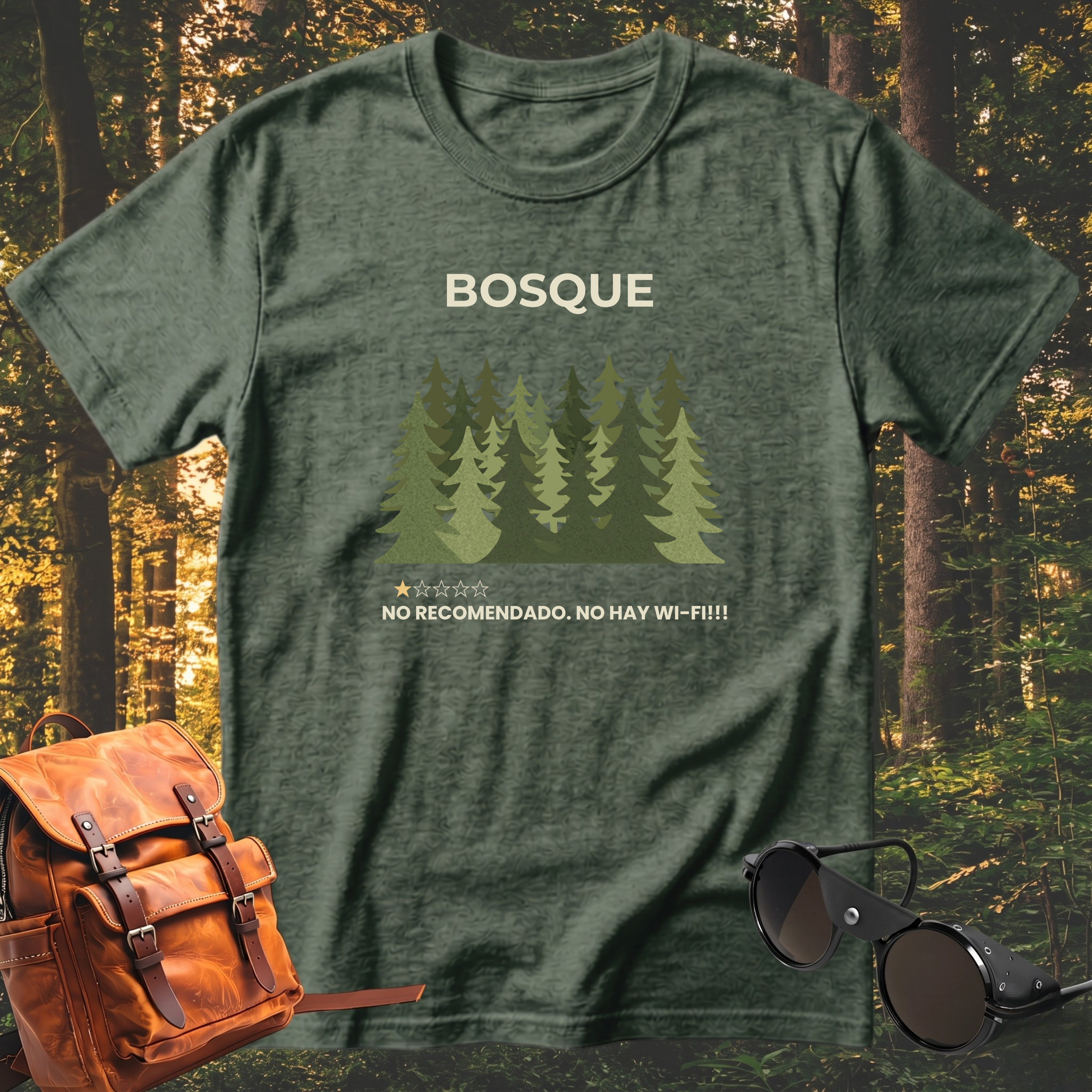 Camiseta Bosque No Recomendado