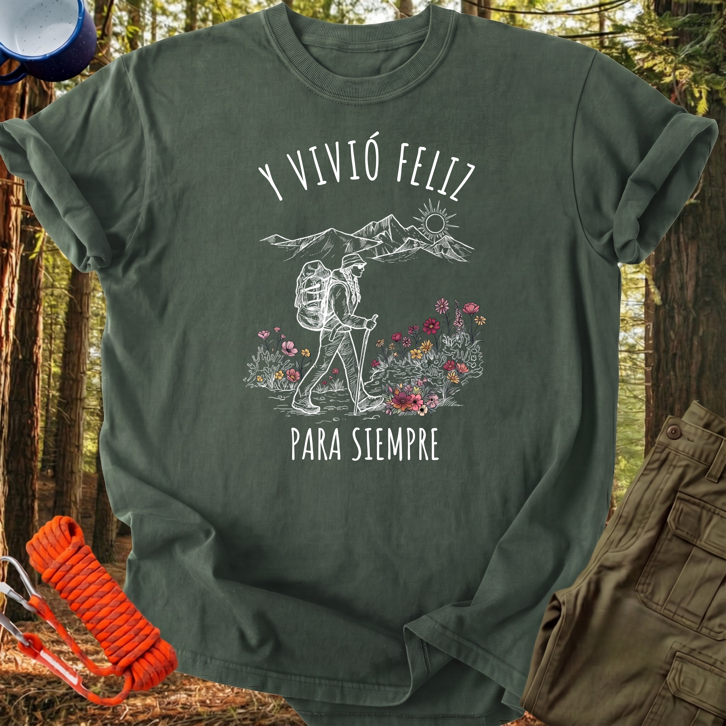 Camiseta Y Vivió Feliz