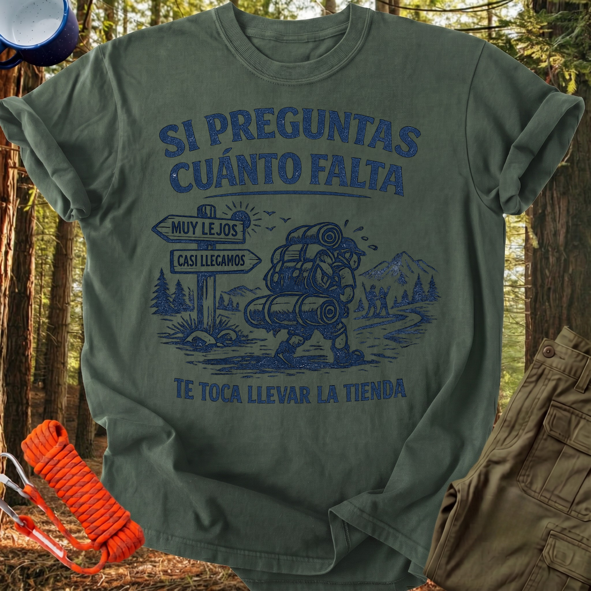 Camiseta Si Preguntas Cuánto Falta
