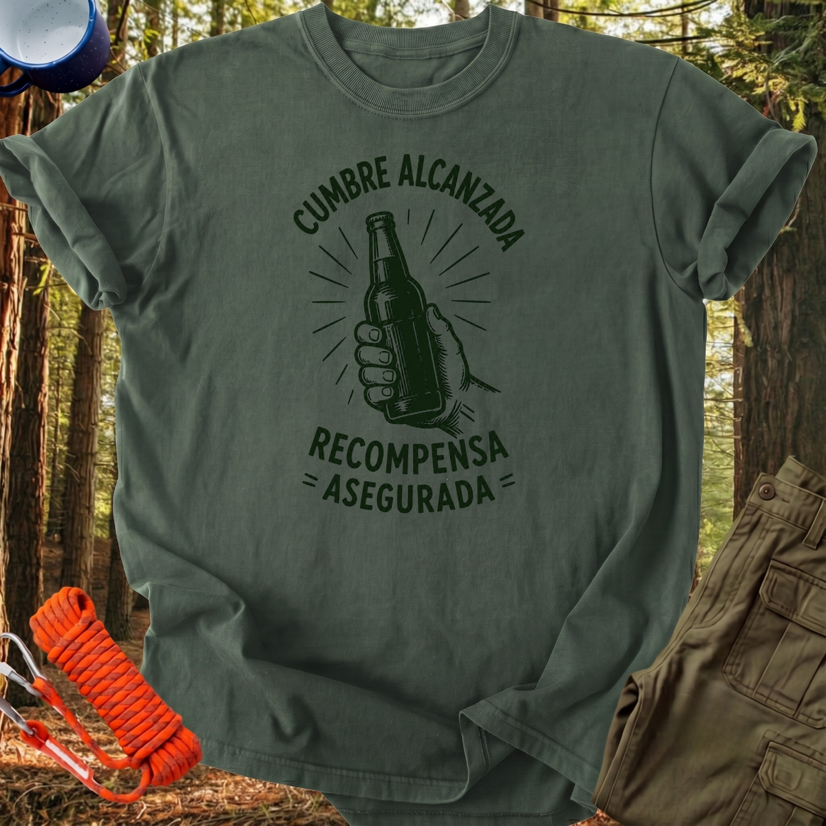 Camiseta Cumbre Alcanzada