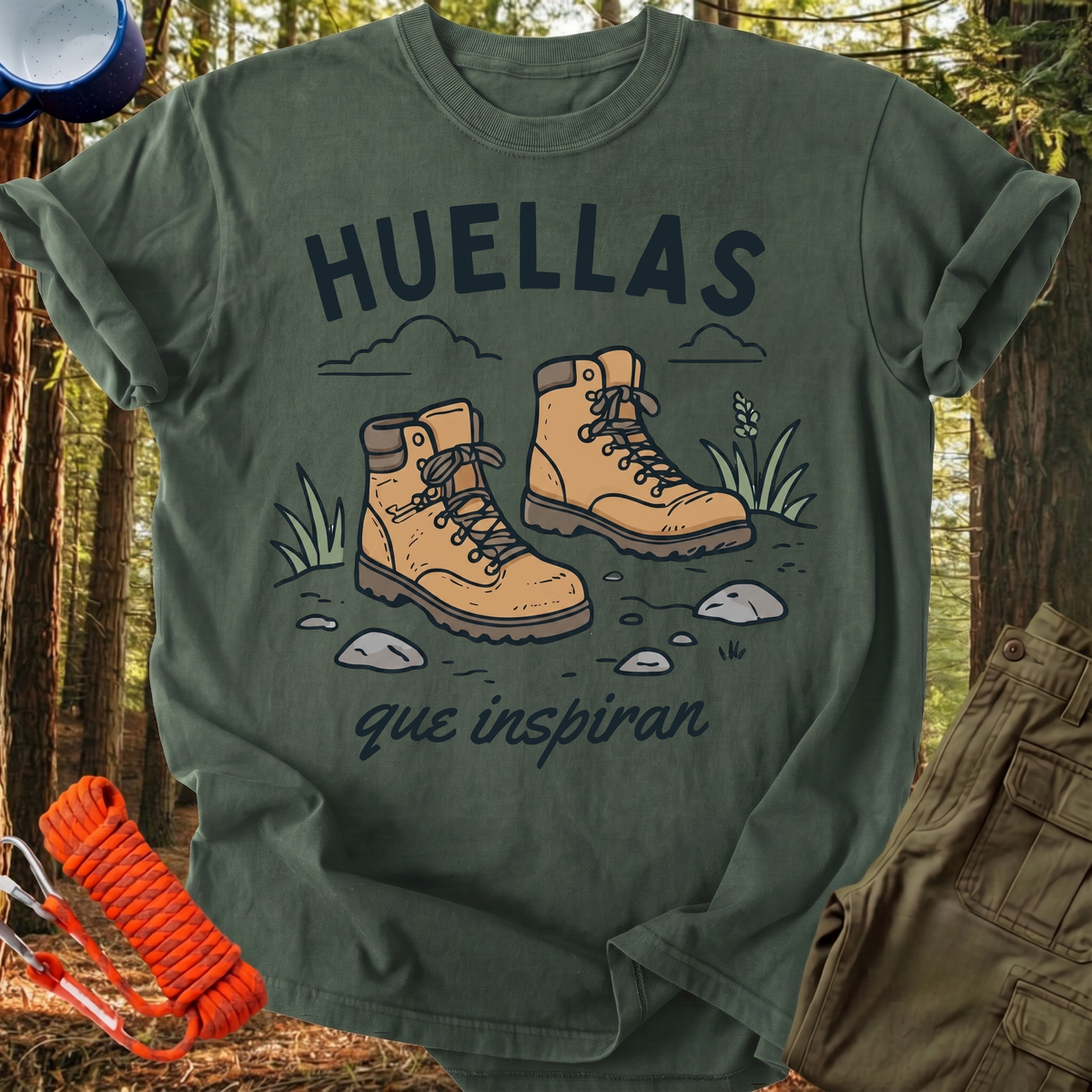 Camiseta Huellas que Inspiran