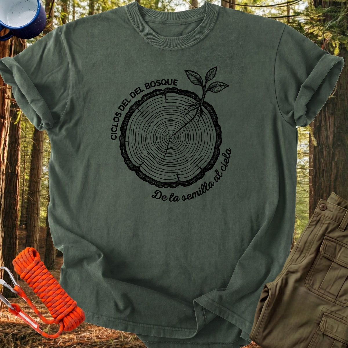 Camiseta De la Semilla Al Bosque