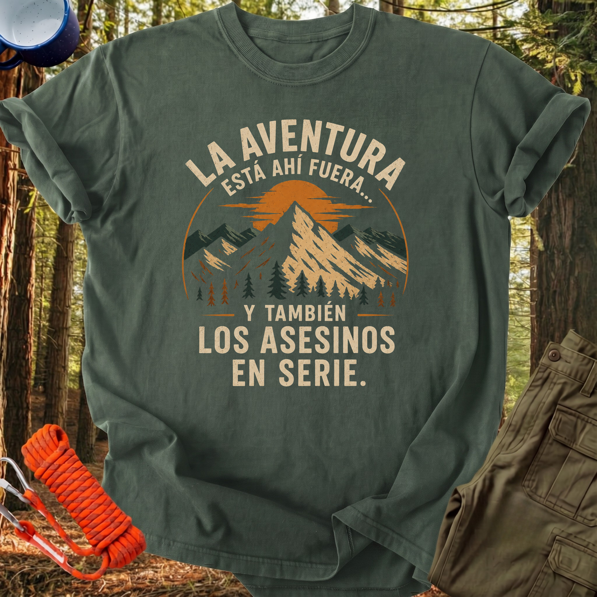 Camiseta La Aventura está Ahí Fuera