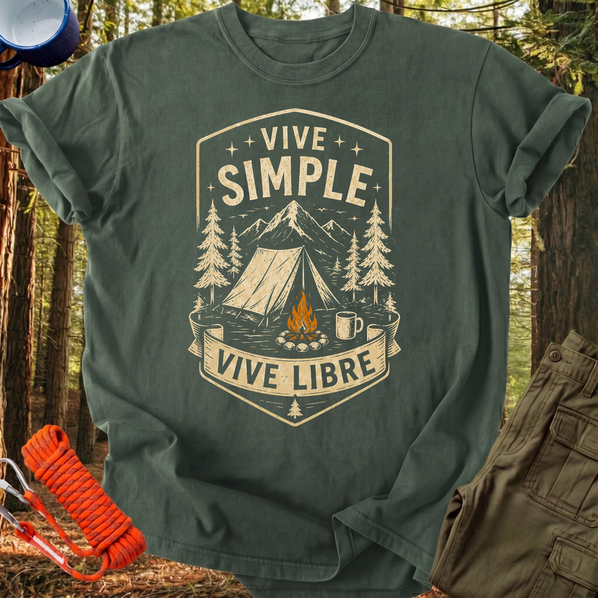Camiseta Vive Simple