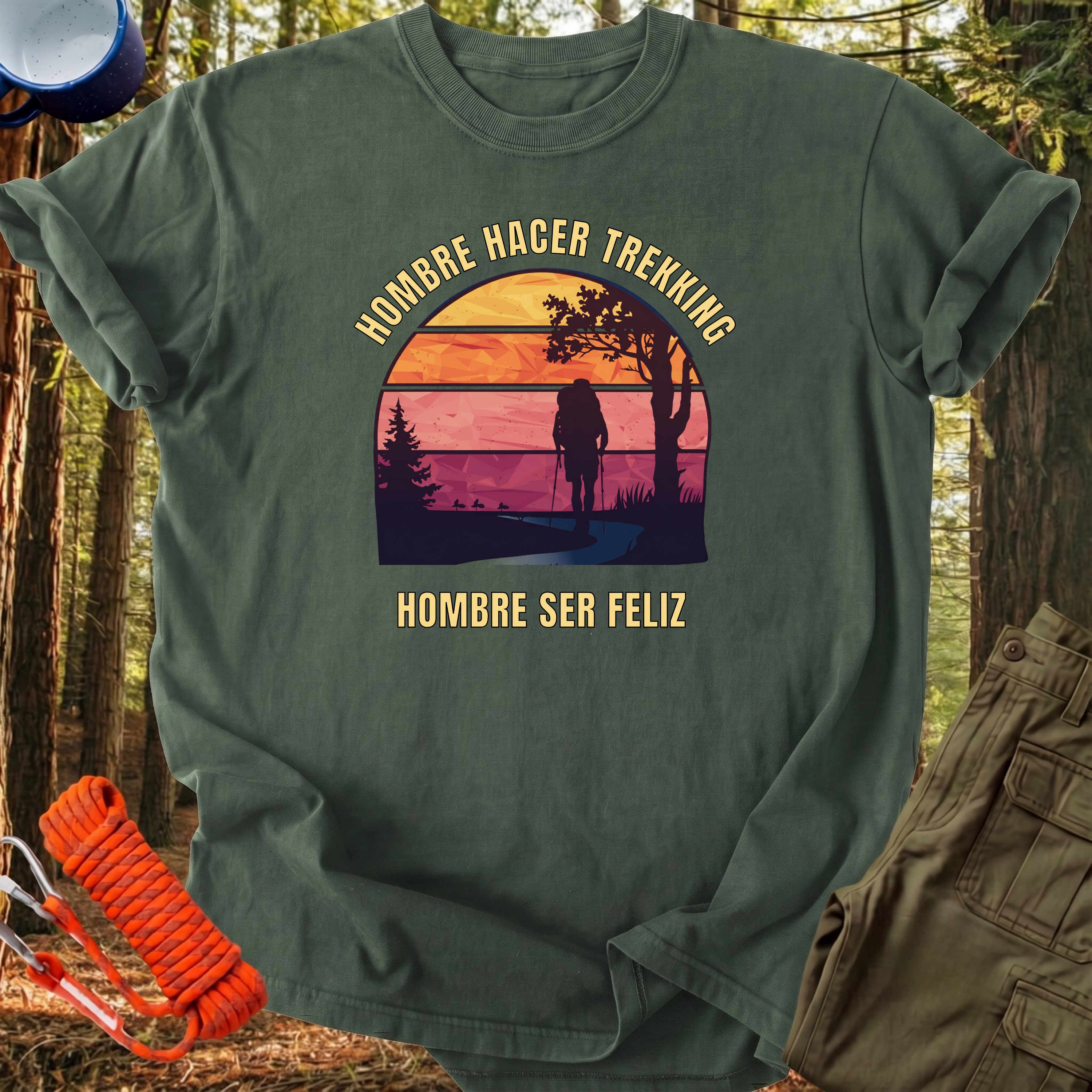 Camiseta Hombre Ser Feliz
