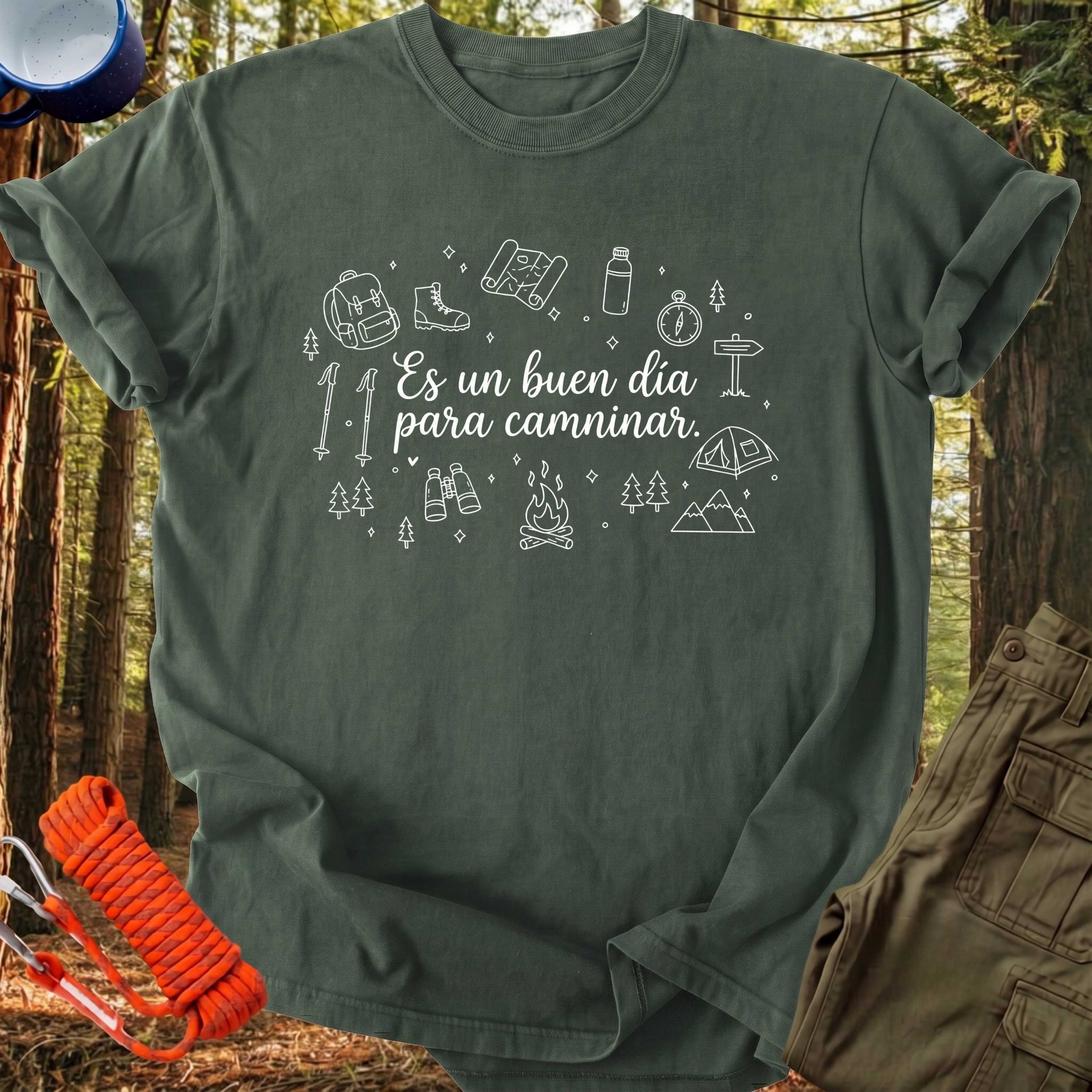 Camiseta Es un Buen dia Para Caminar