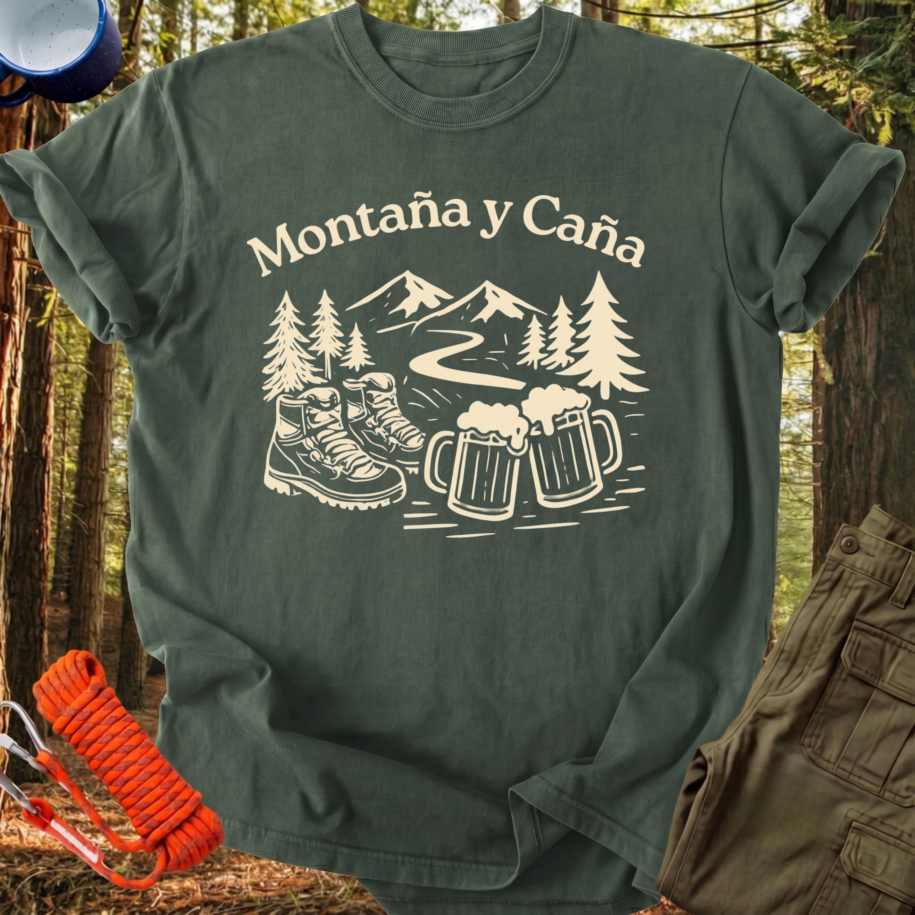 Camiseta Montaña y Caña
