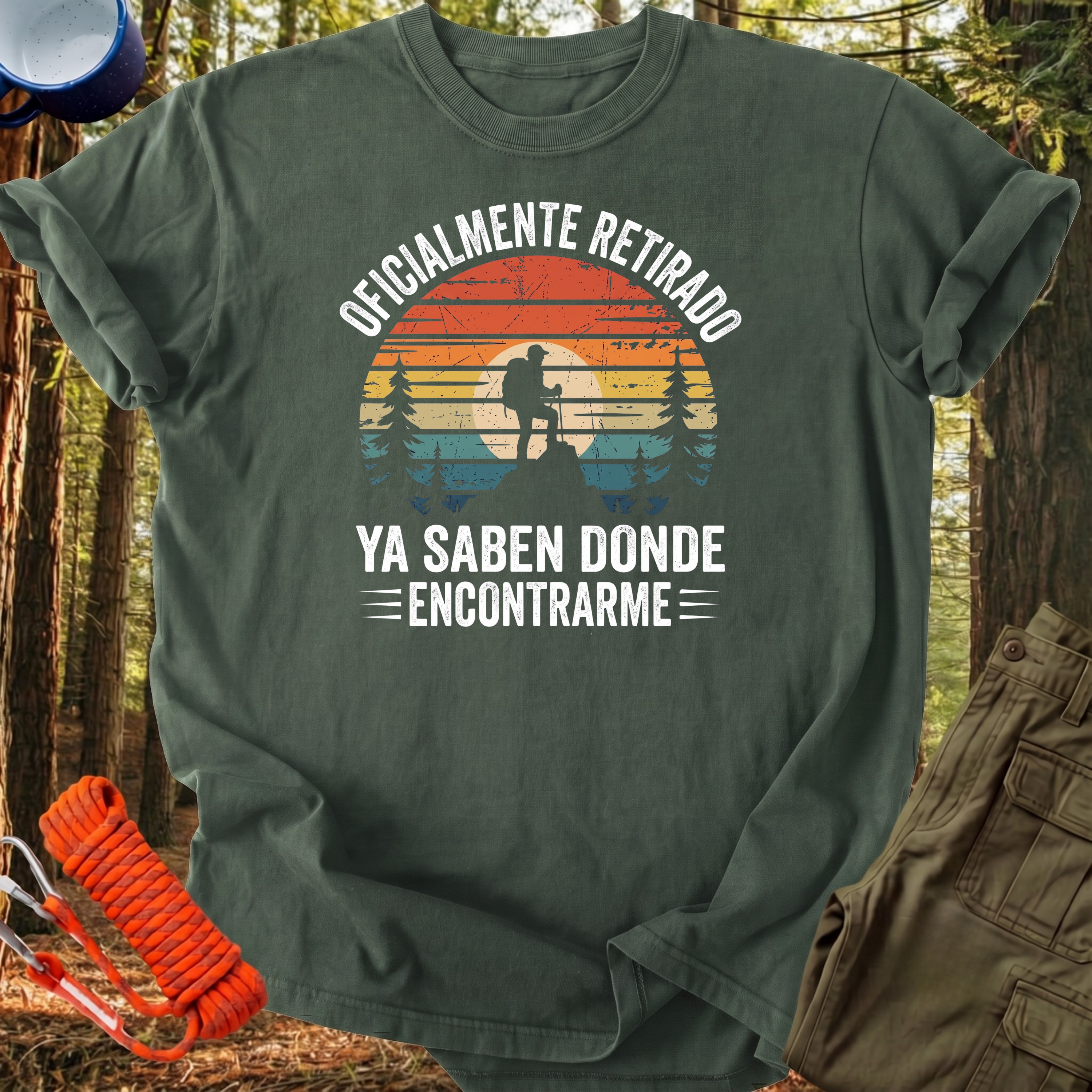 Camiseta Oficialmente Retirado