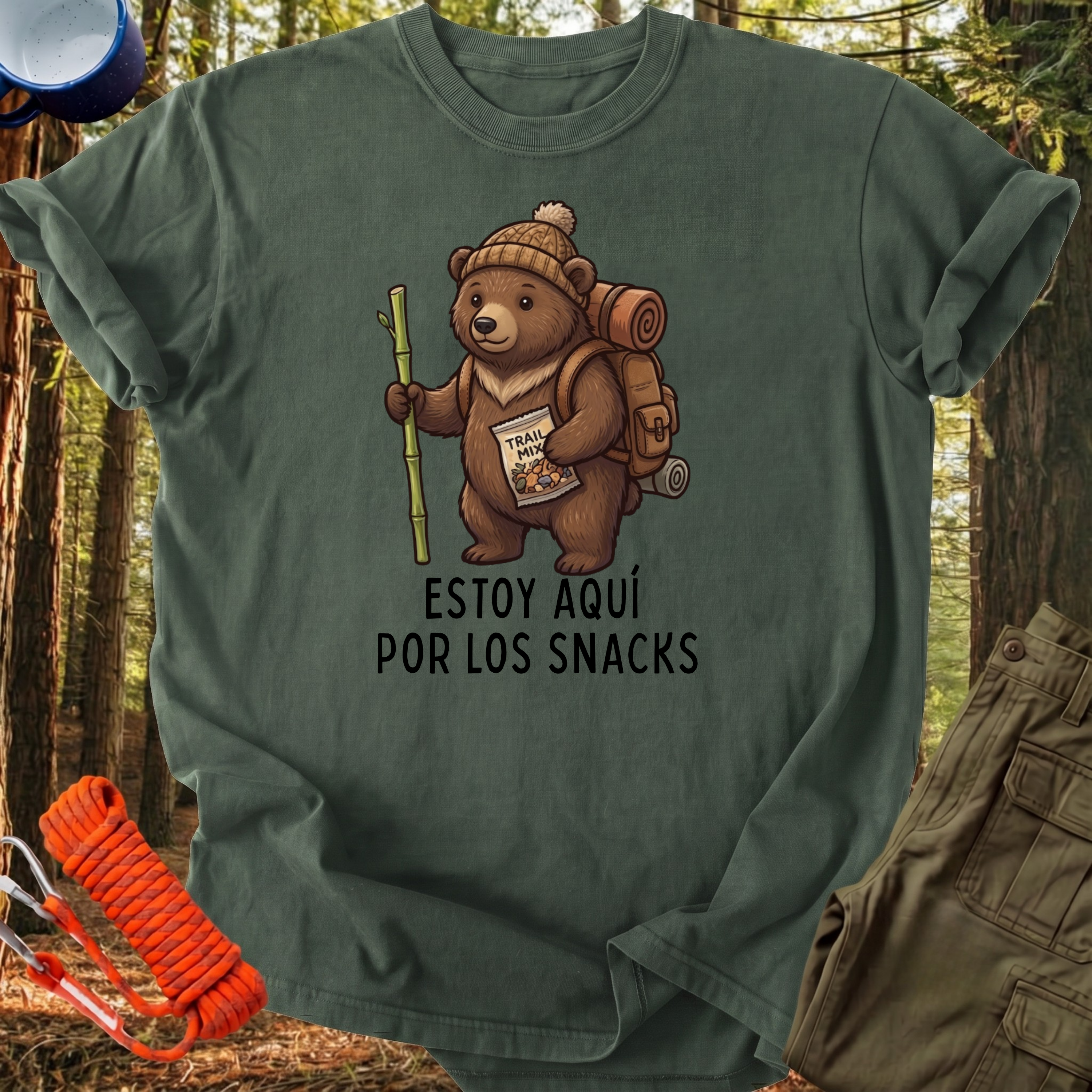 Camiseta Estoy Aquí por los Snacks