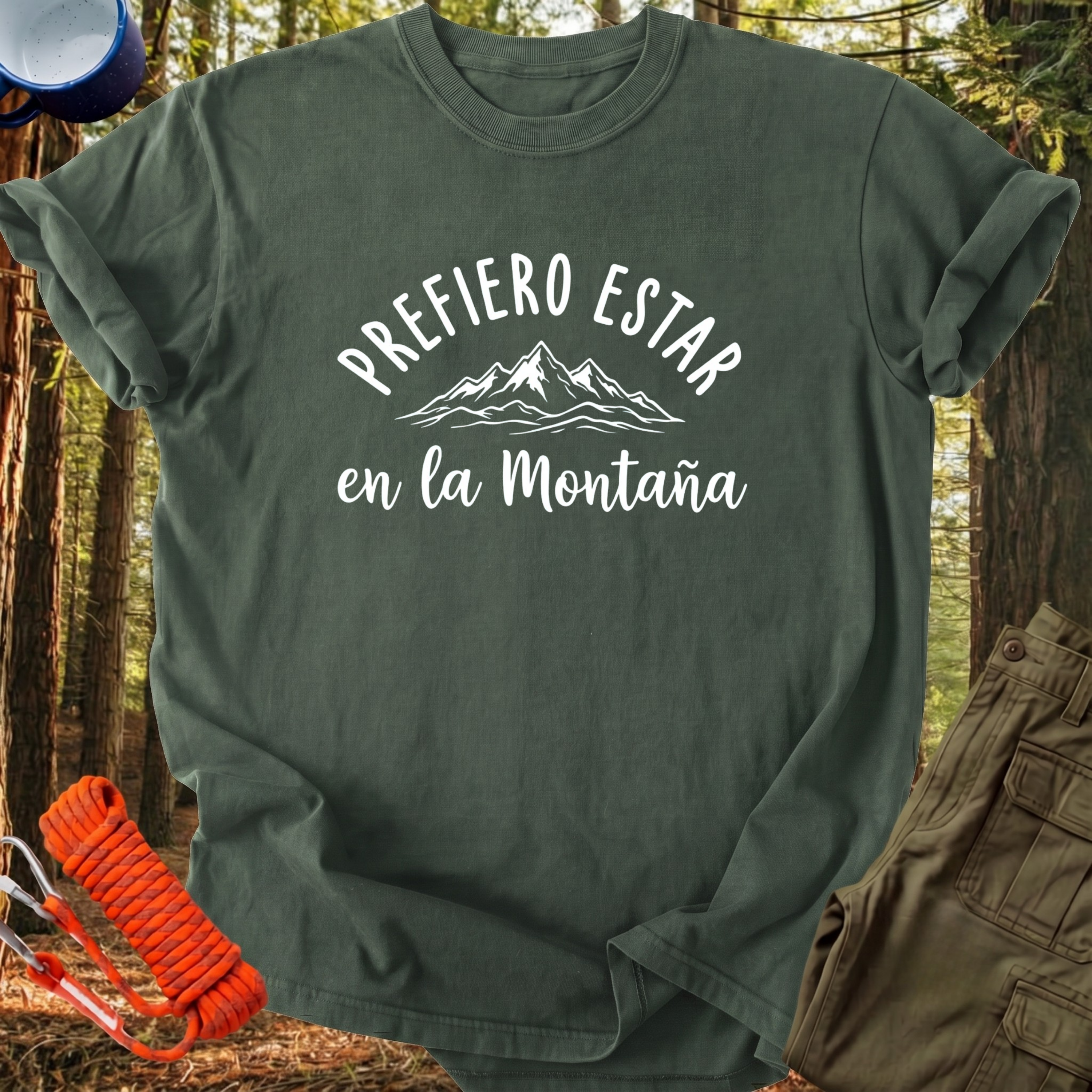 Camiseta Prefiero Estar en la Montaña