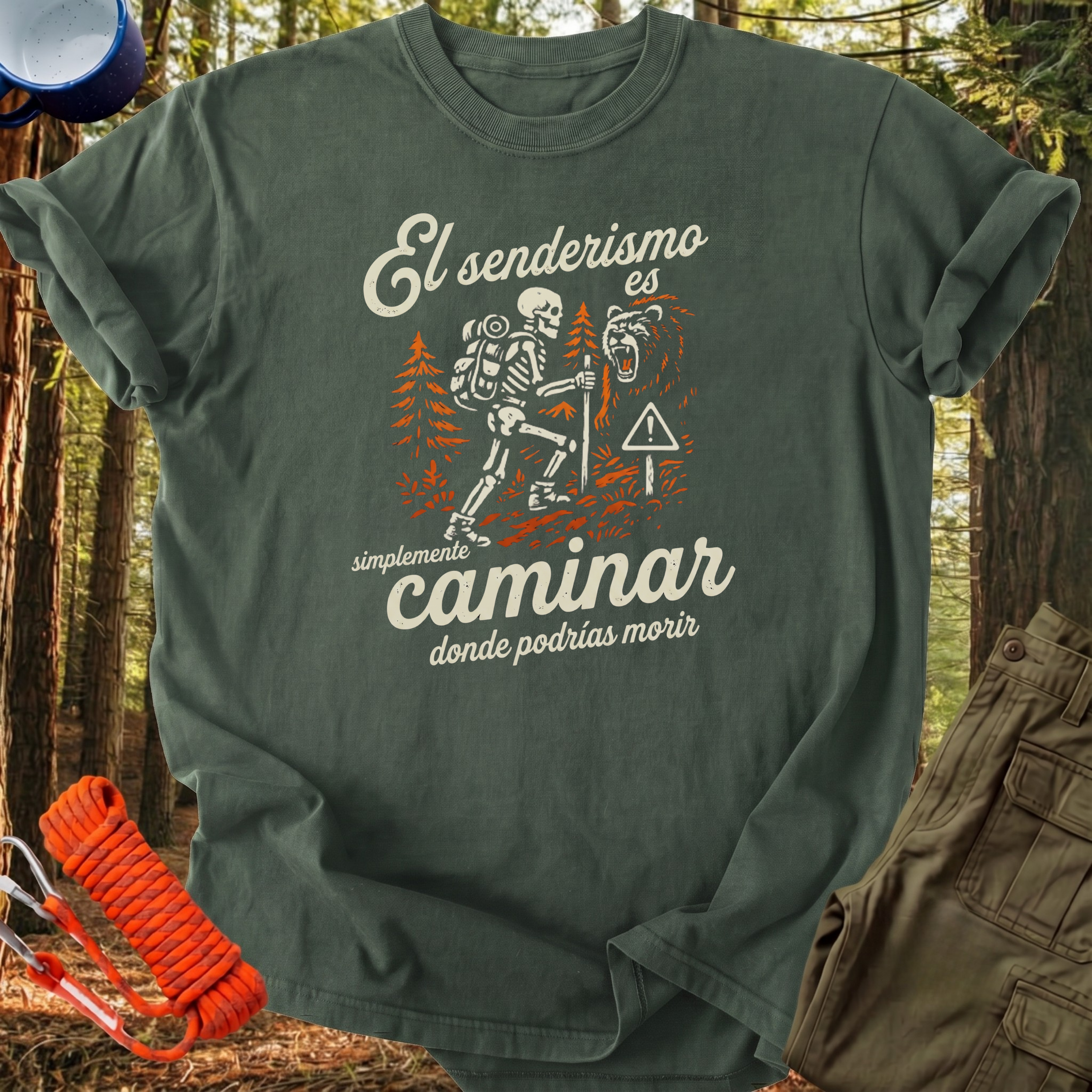Camiseta El Senderismo Es
