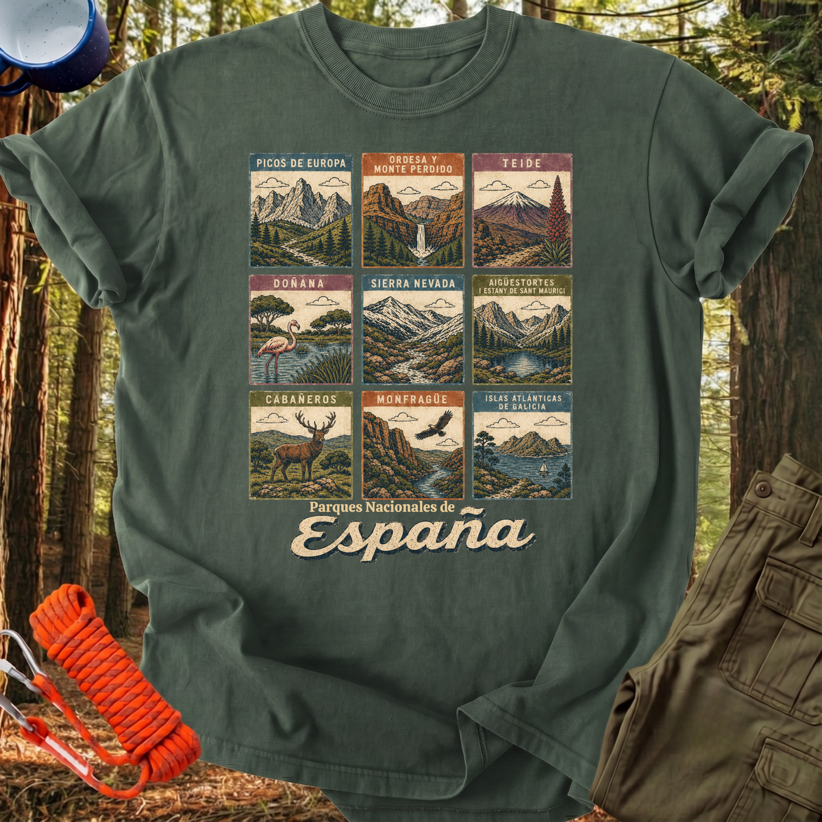 Camiseta Parques de España