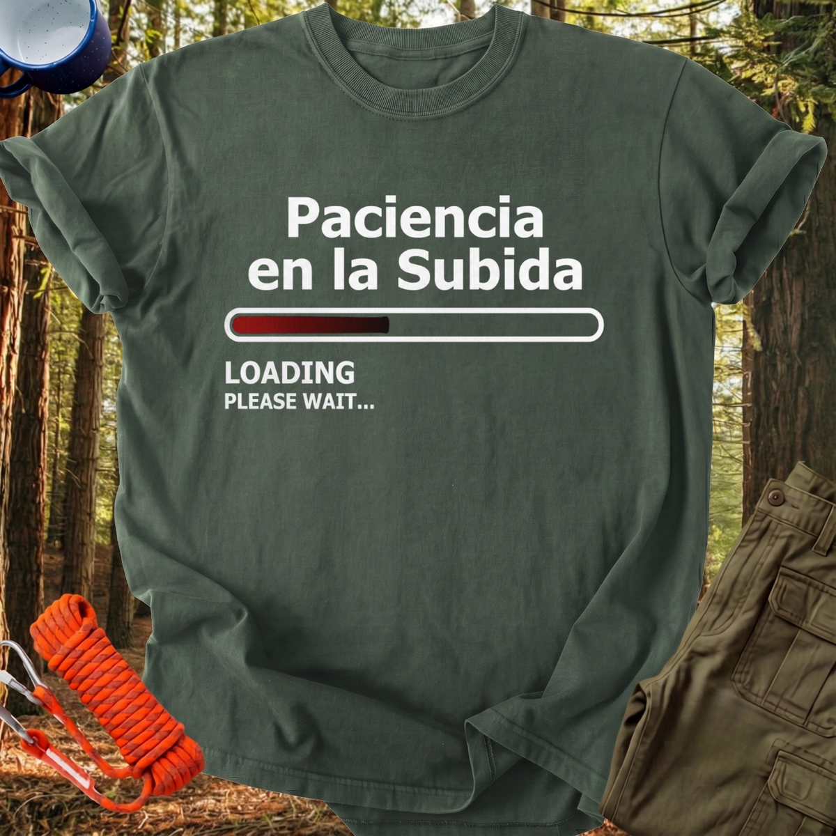 Camiseta Paciencia en la Subida