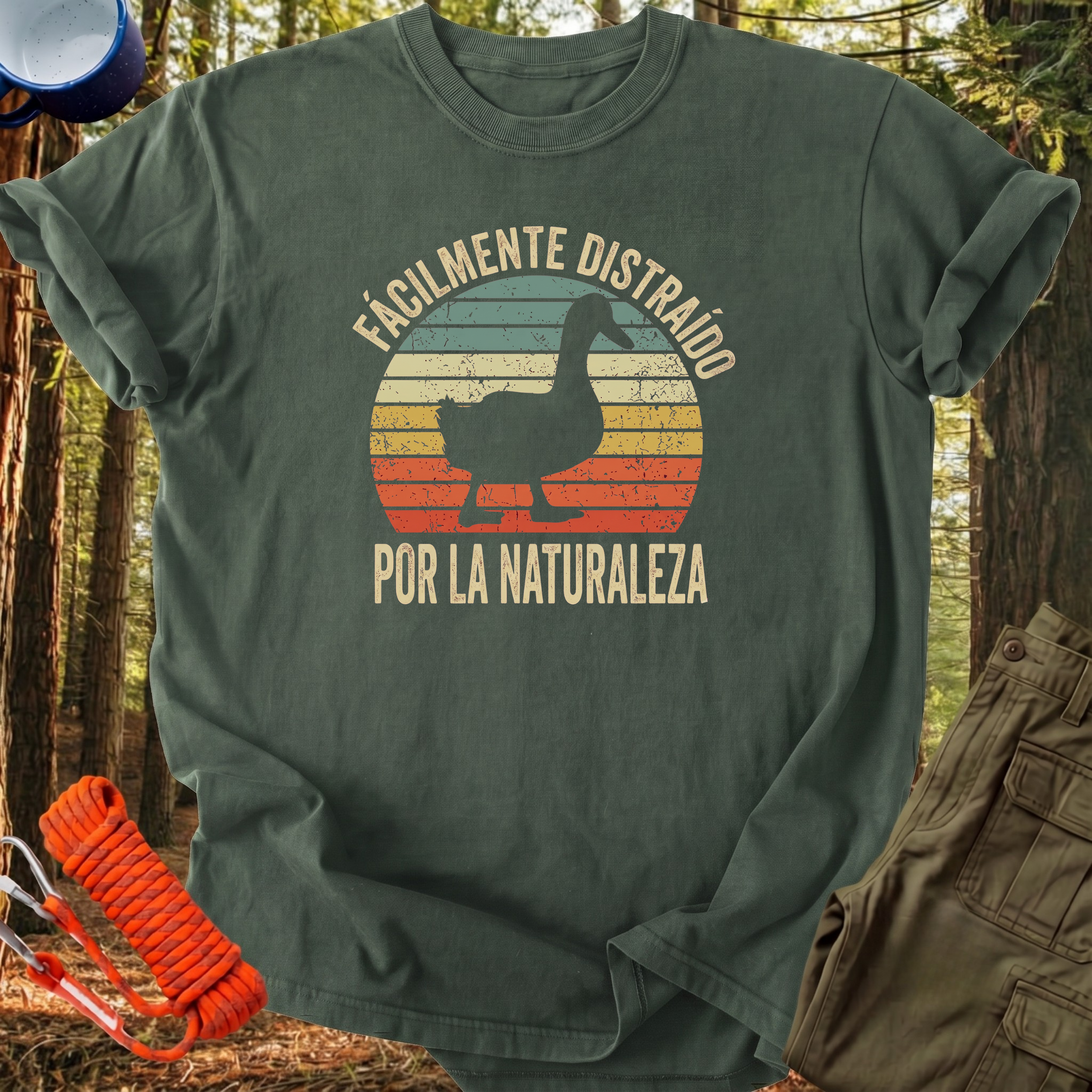 Camiseta Fácilmente Distraído
