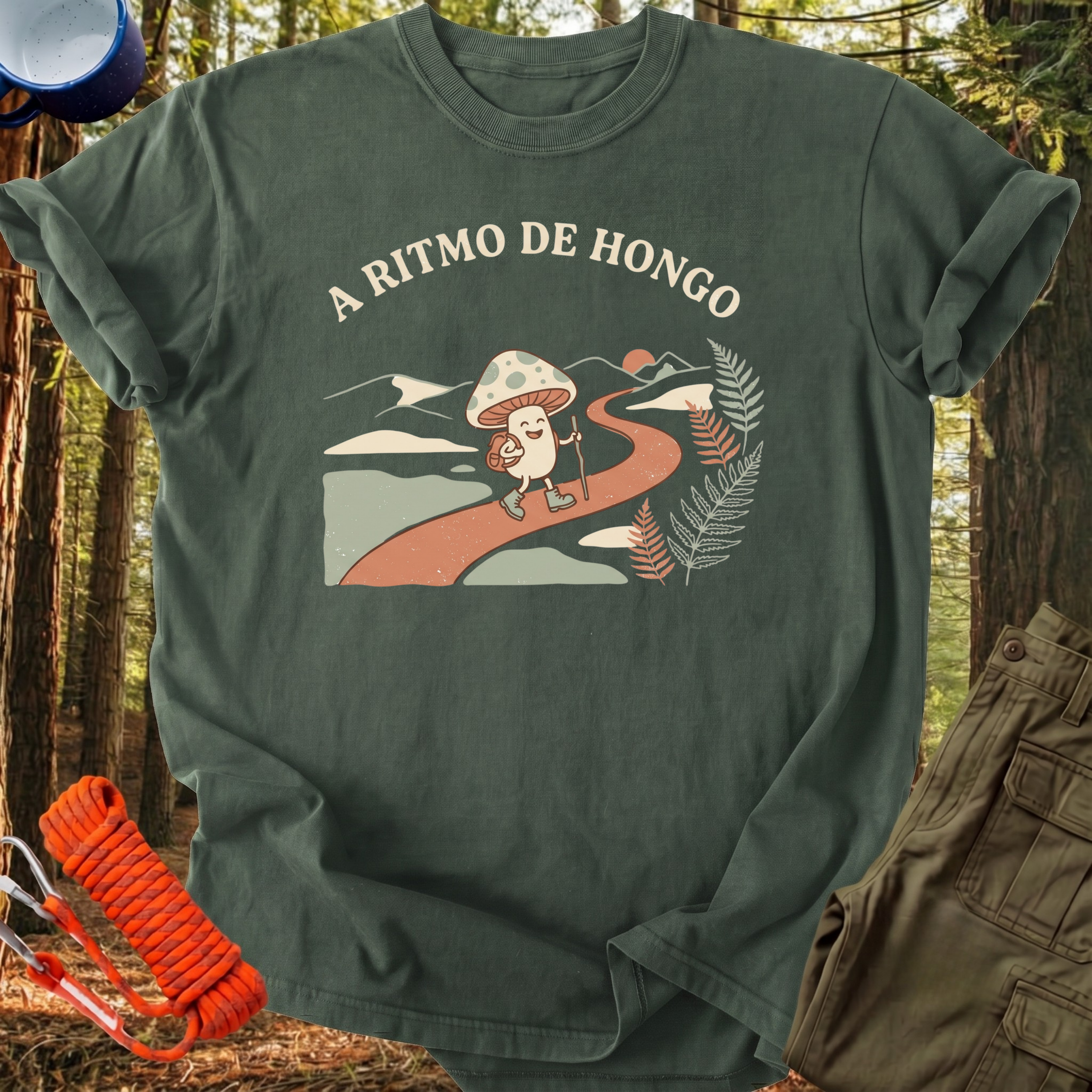 Camiseta Ritmo de Hongo