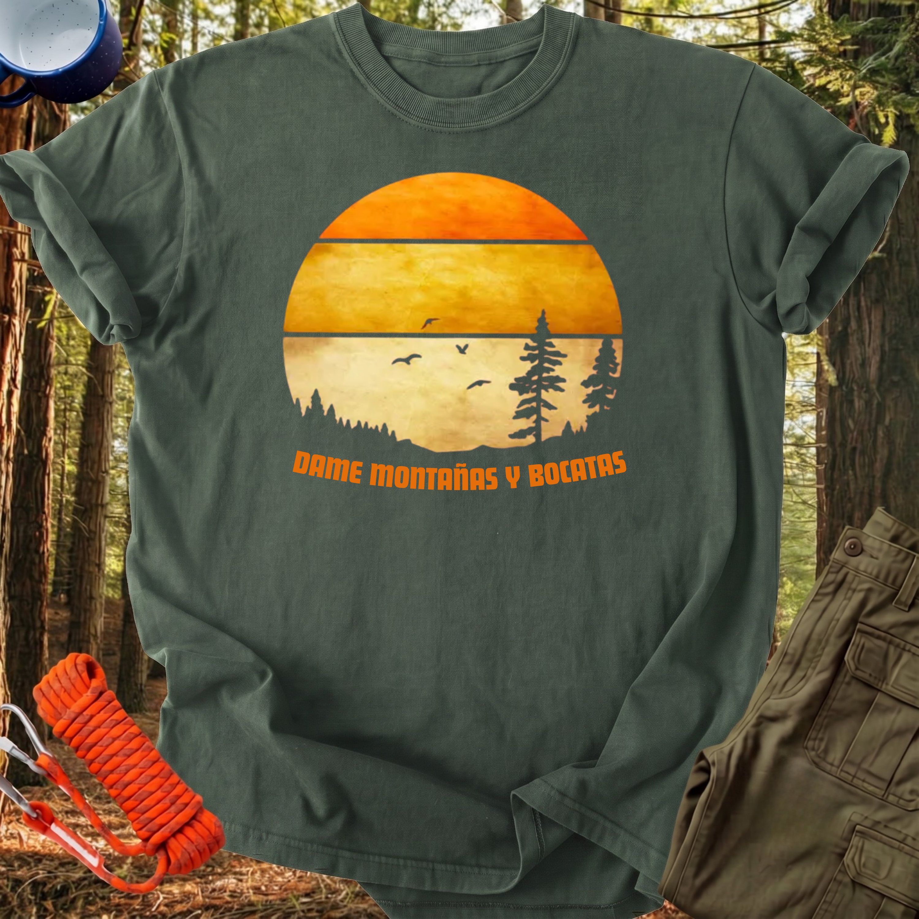 Camiseta Dame Montaña y Bocatas