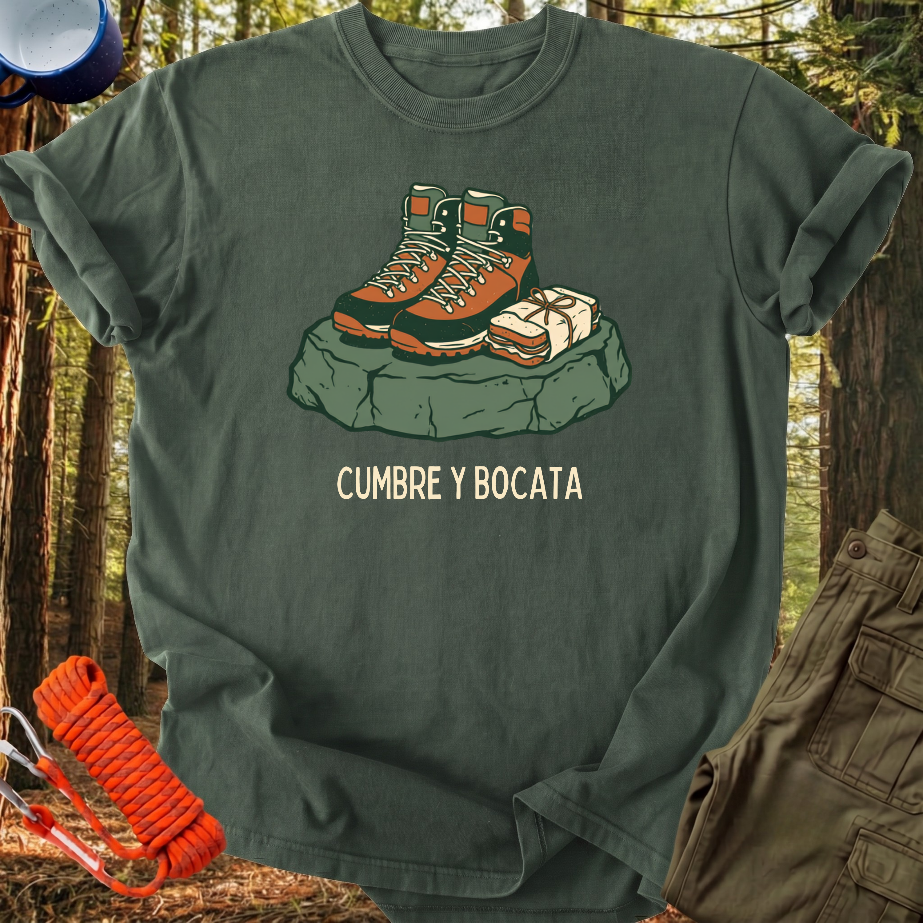 Camiseta Cumbre y Bocata