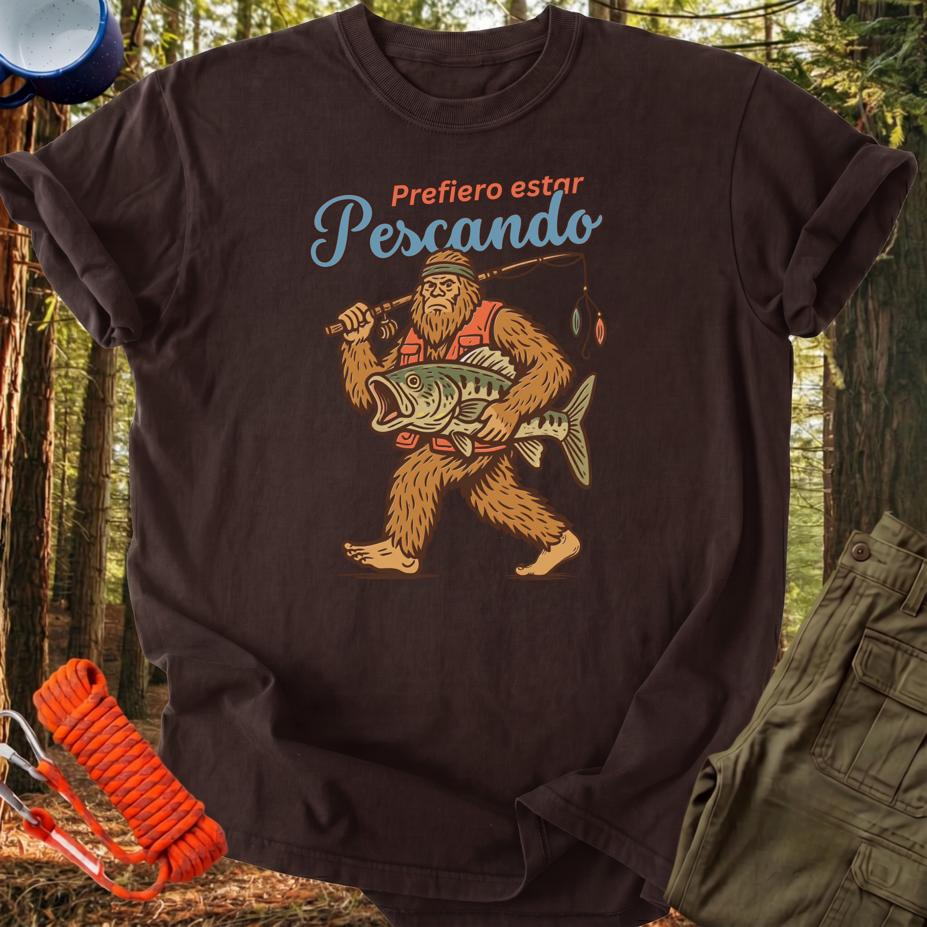 Camiseta Prefiero estar Pescando