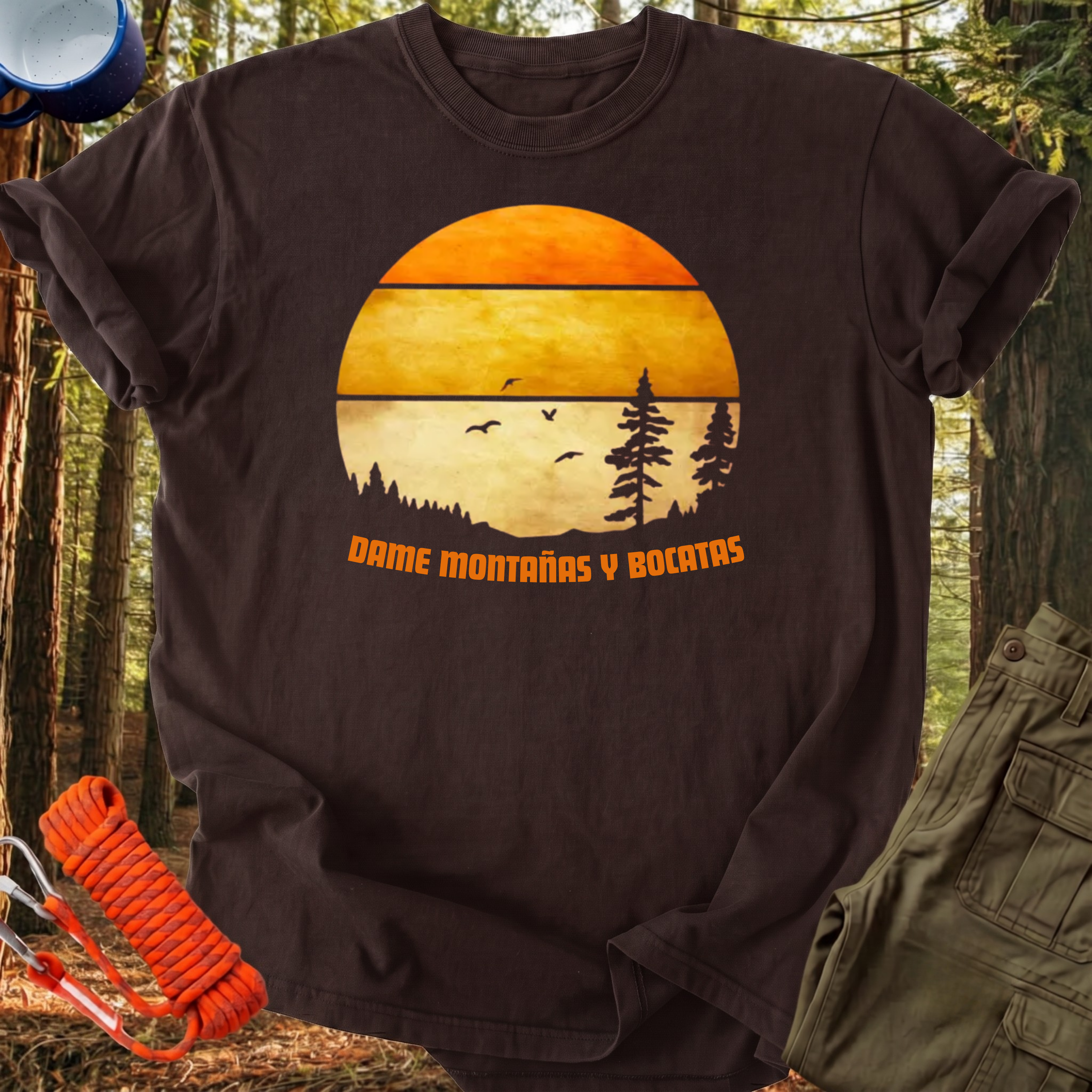 Camiseta Dame Montaña y Bocatas