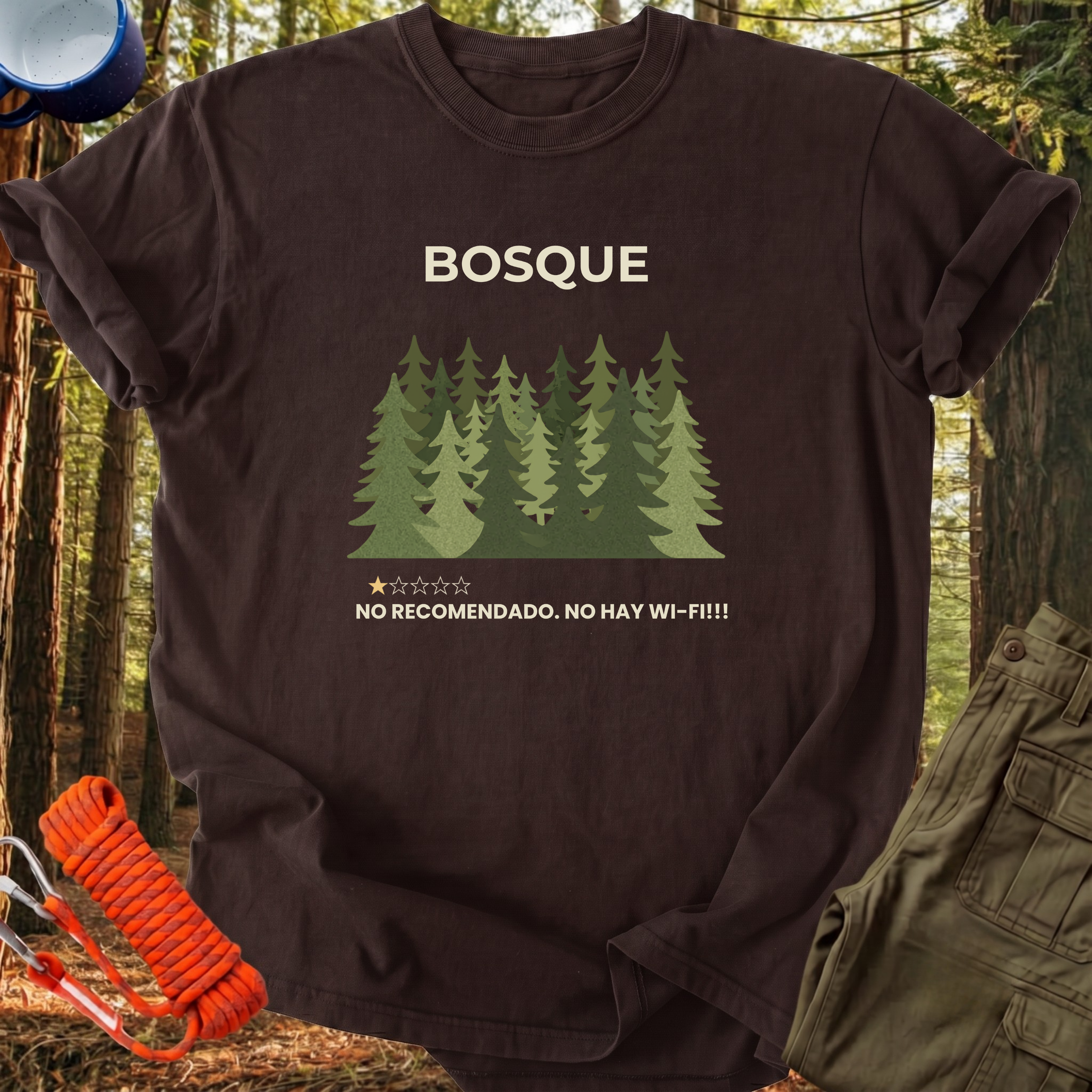 Camiseta Bosque No Recomendado