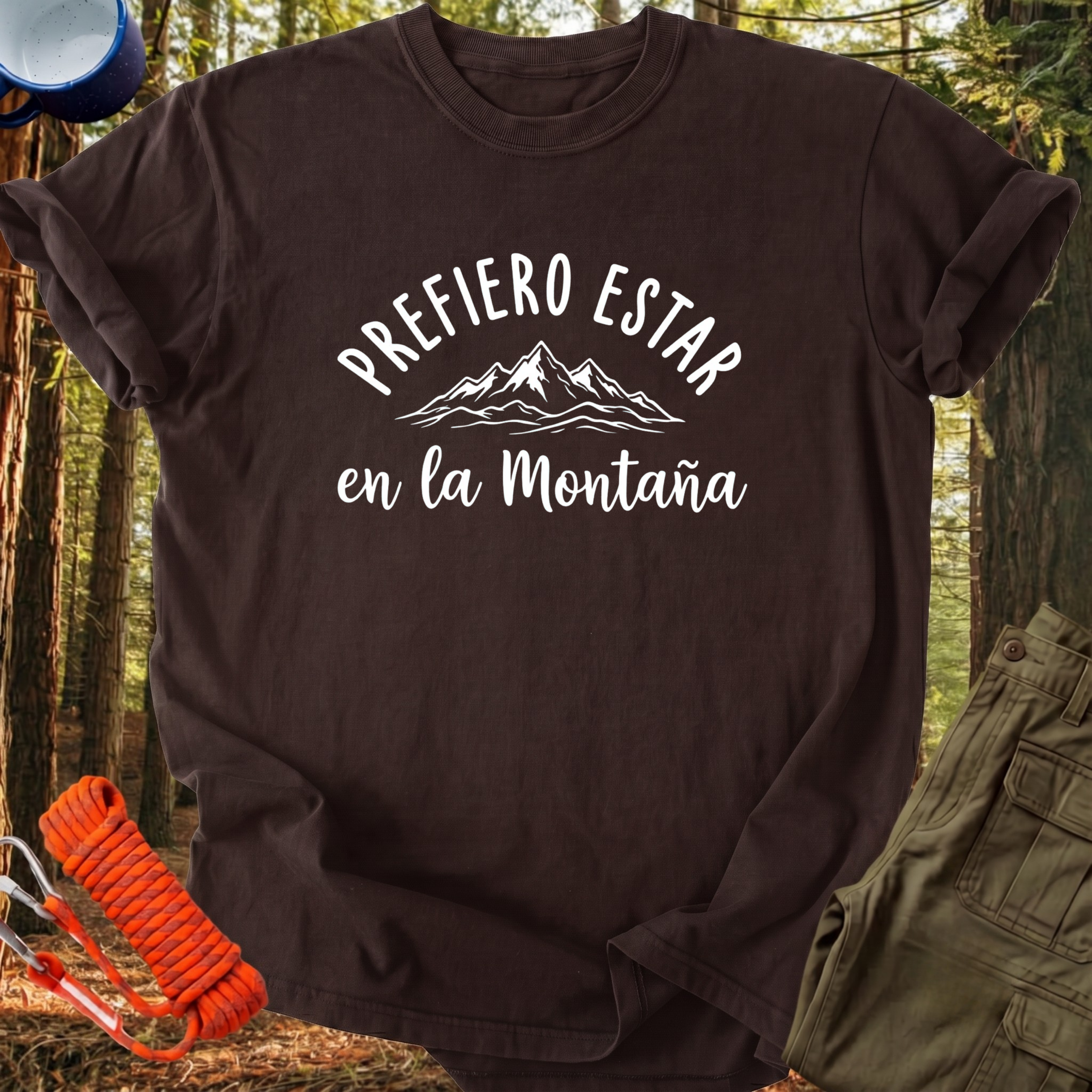 Camiseta Prefiero Estar en la Montaña