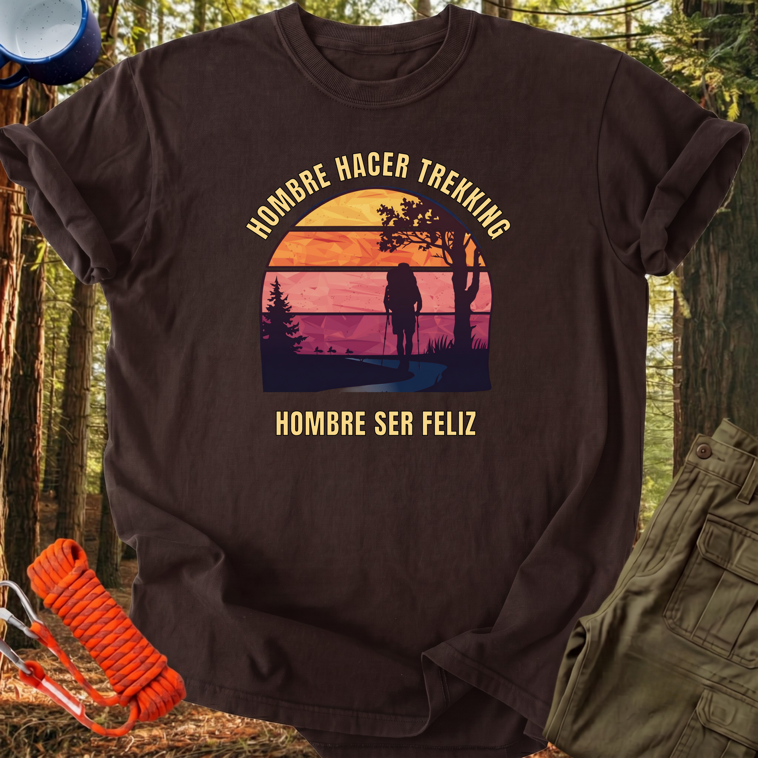Camiseta Hombre Ser Feliz