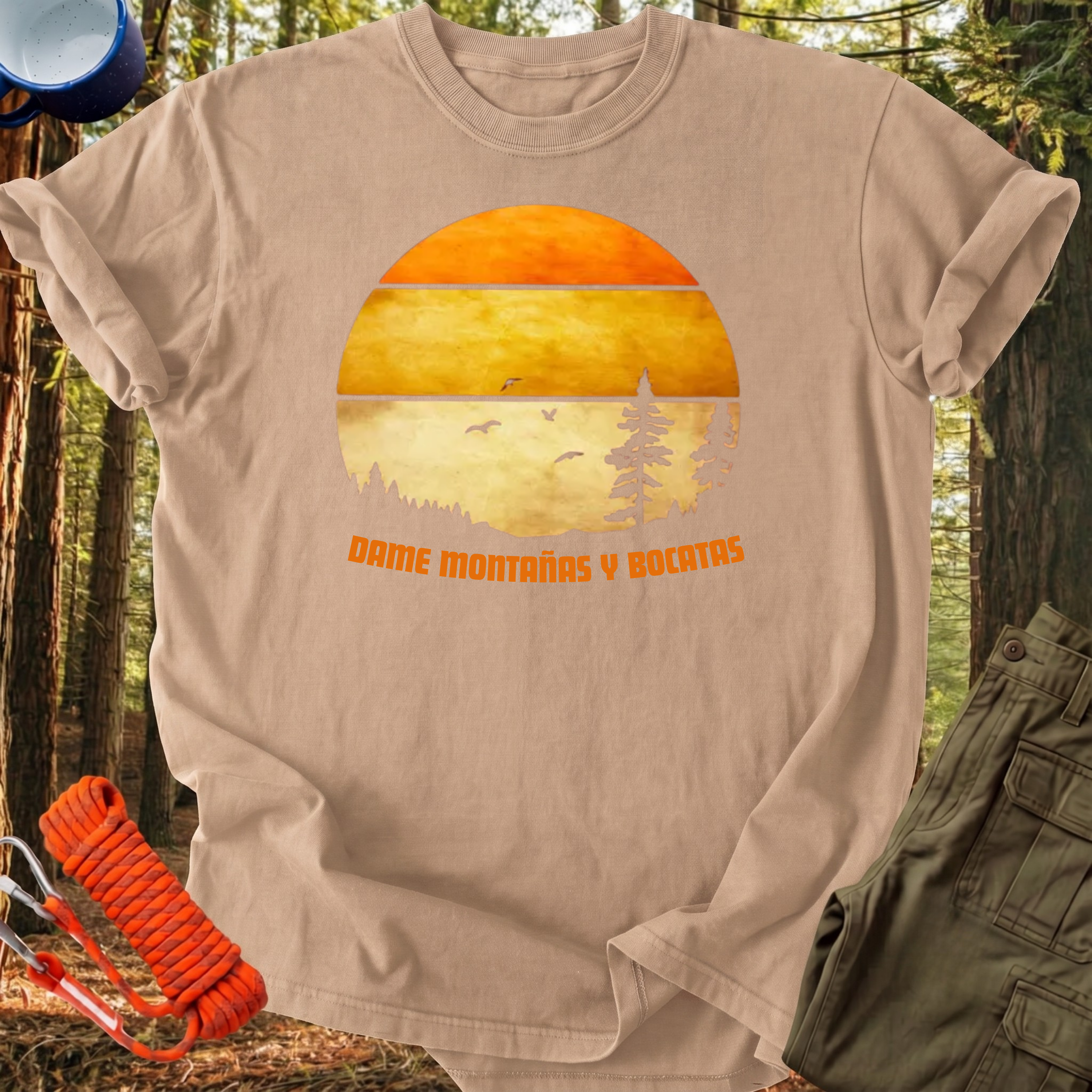 Camiseta Dame Montaña y Bocatas