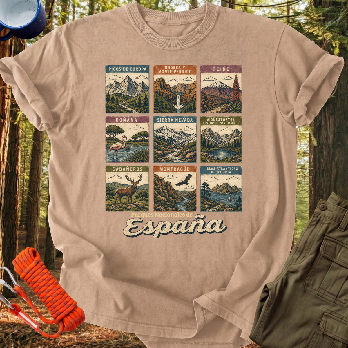 Camiseta Parques de España