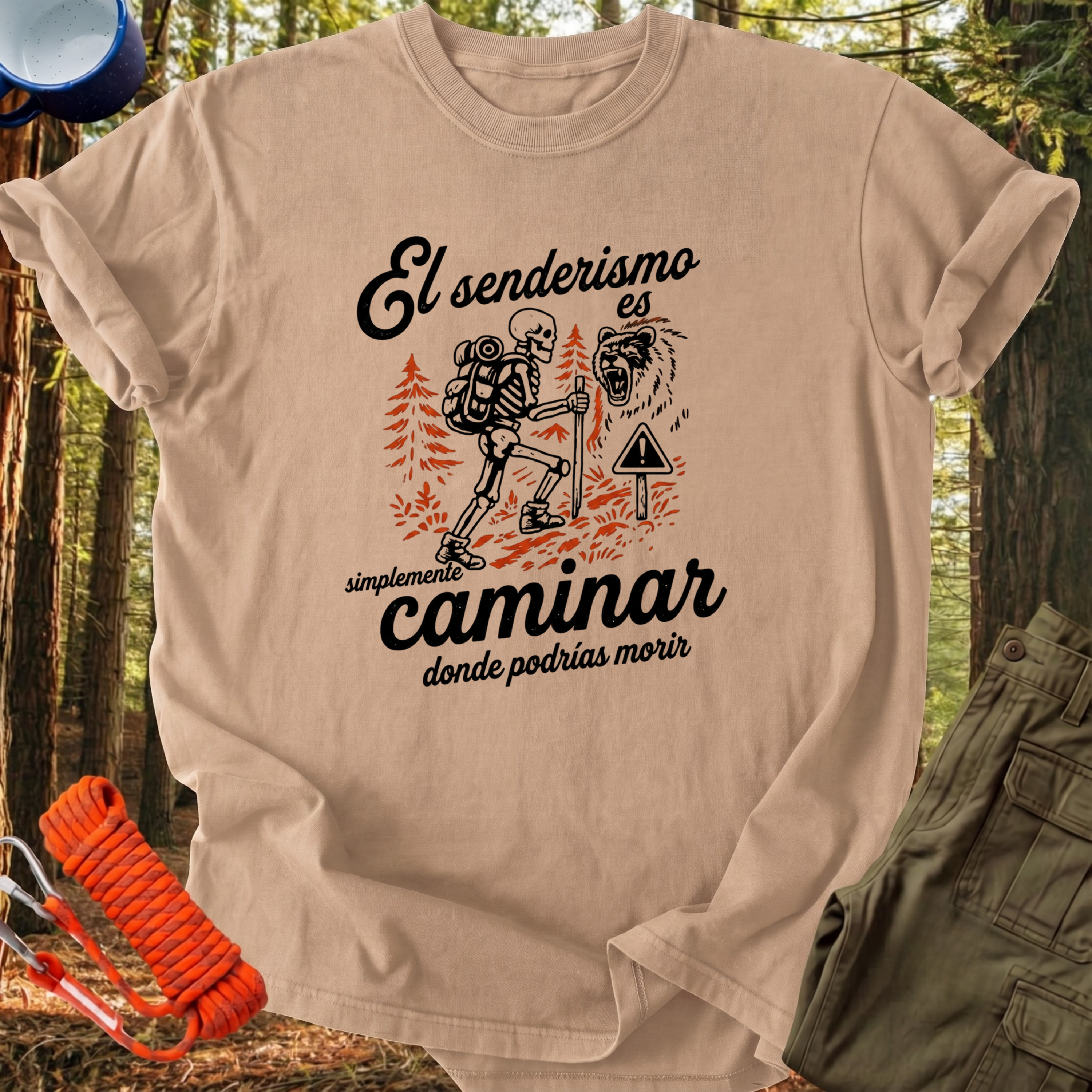 Camiseta El Senderismo Es