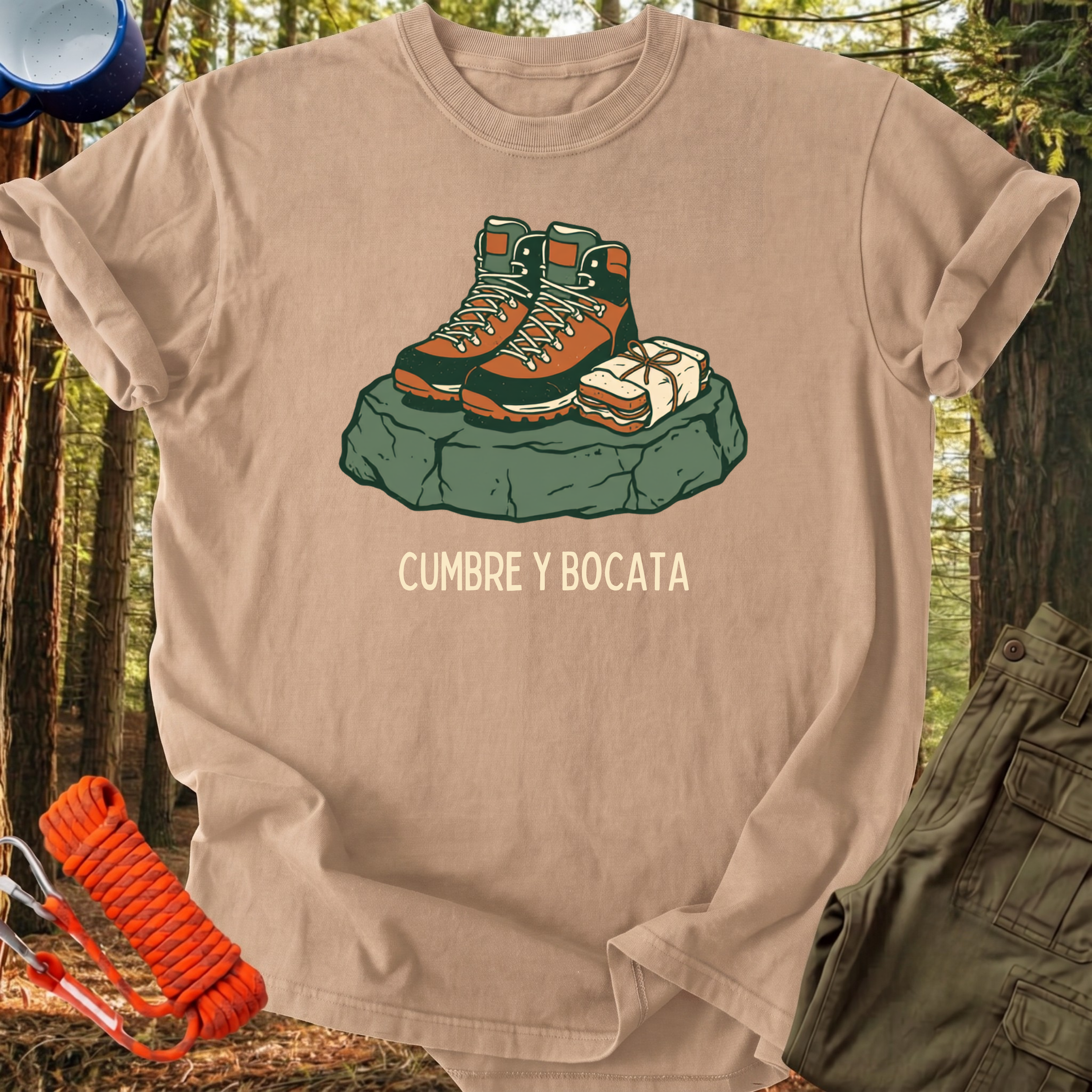 Camiseta Cumbre y Bocata